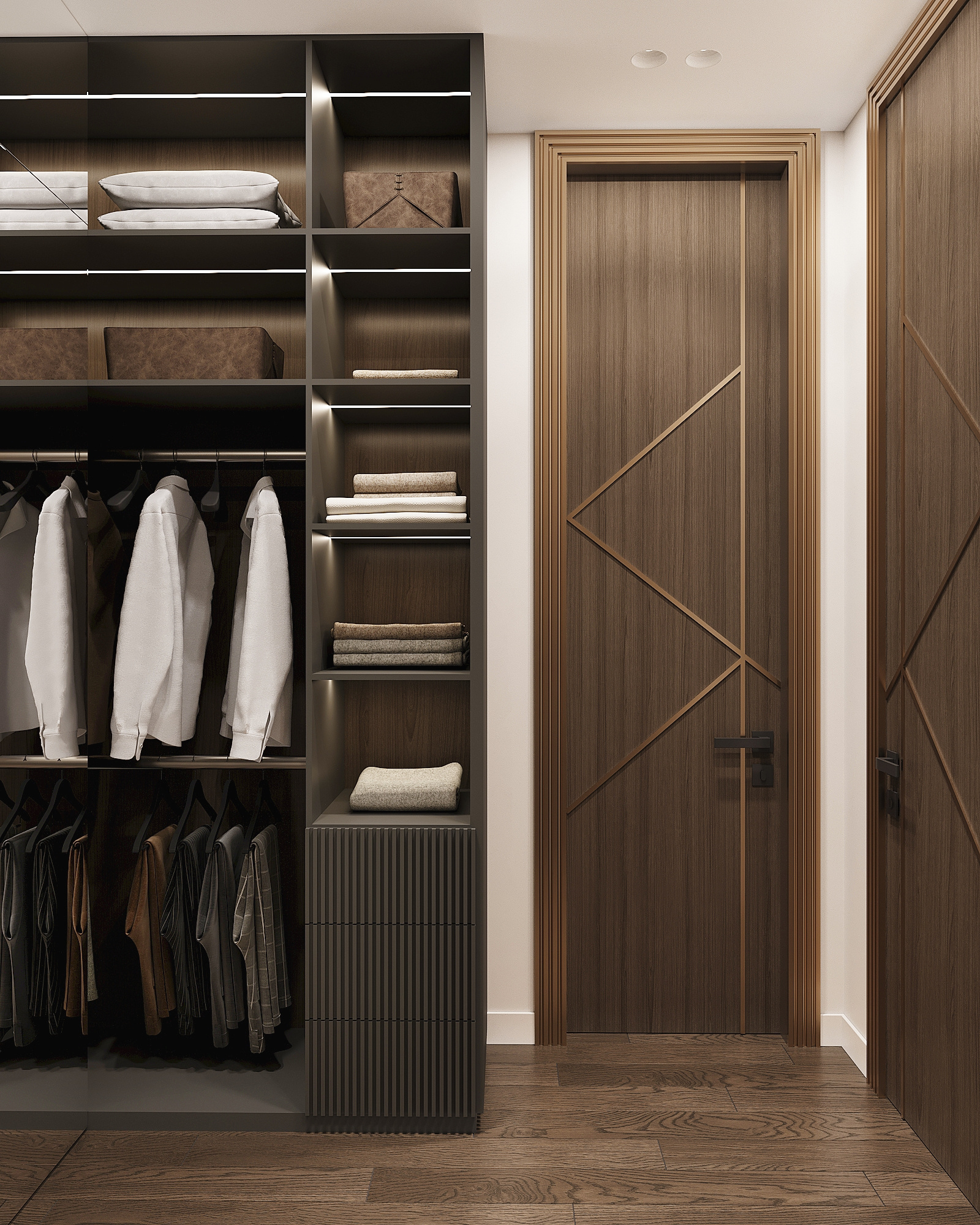 Дизайн-проект квартиры в ЖК «Level Бауманская» в стиле ар-деко