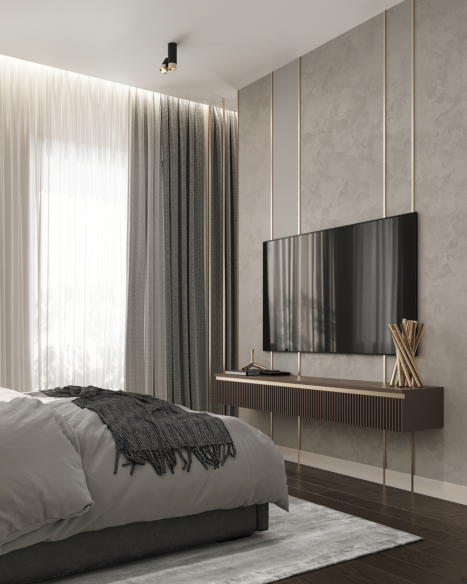 Дизайн-проект квартиры в ЖК «Level Бауманская» в стиле ар-деко