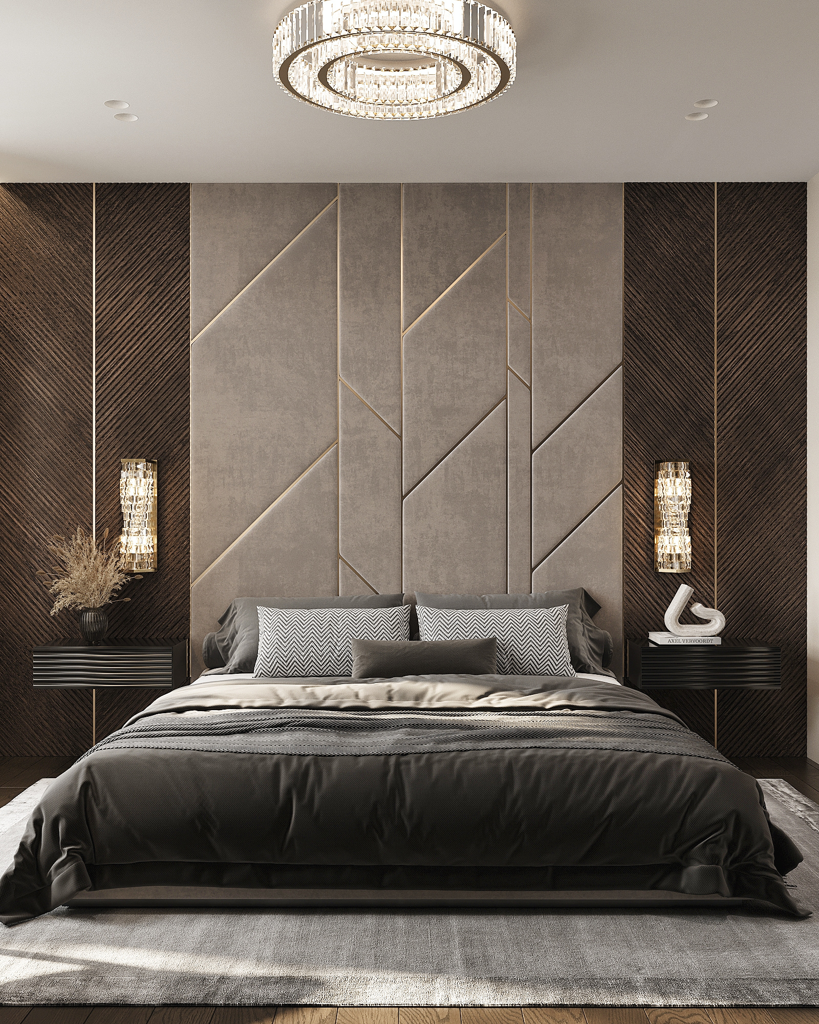 Дизайн-проект квартиры в ЖК «Level Бауманская» в стиле ар-деко