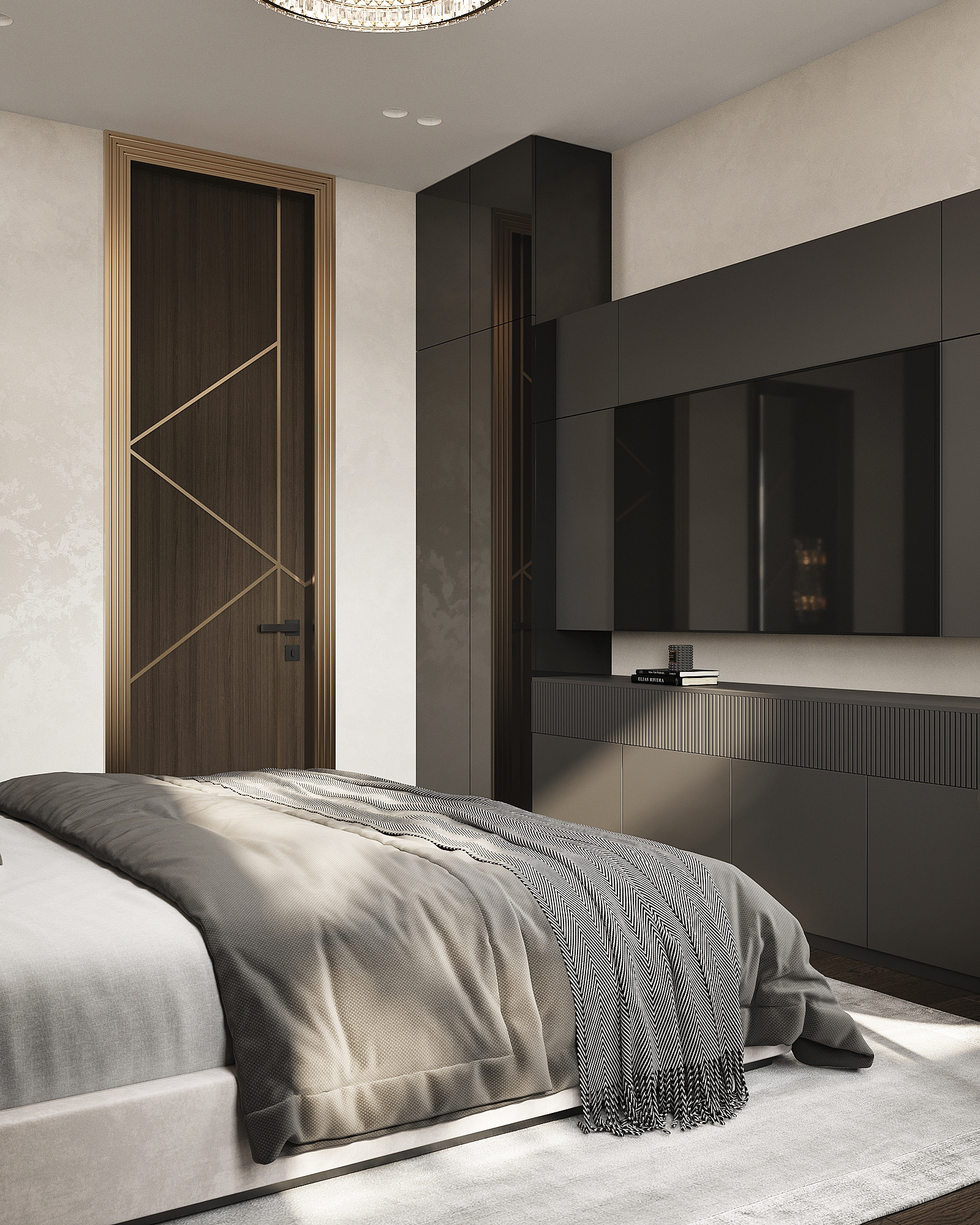 Дизайн-проект квартиры в ЖК «Level Бауманская» в стиле ар-деко