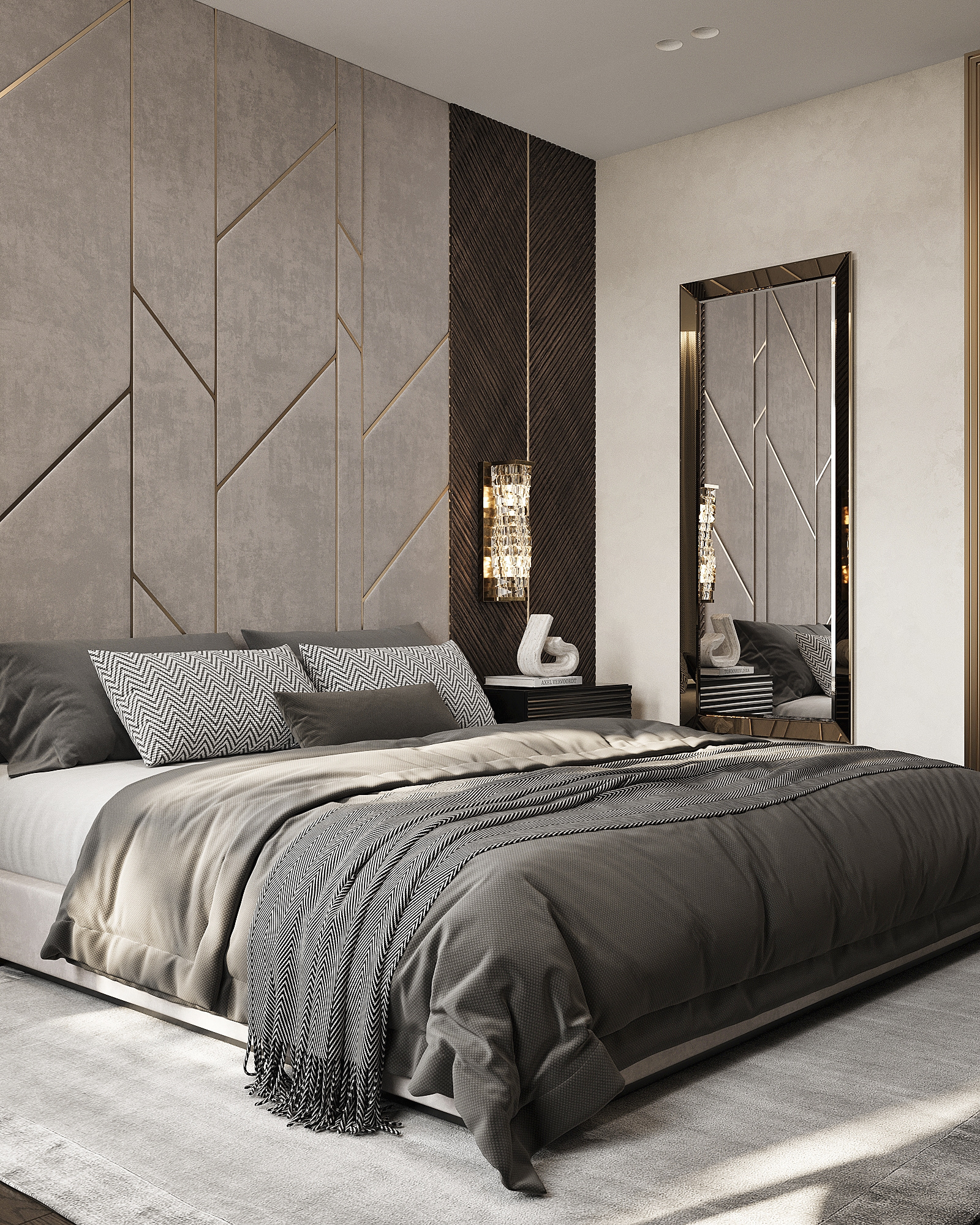 Дизайн-проект квартиры в ЖК «Level Бауманская» в стиле ар-деко