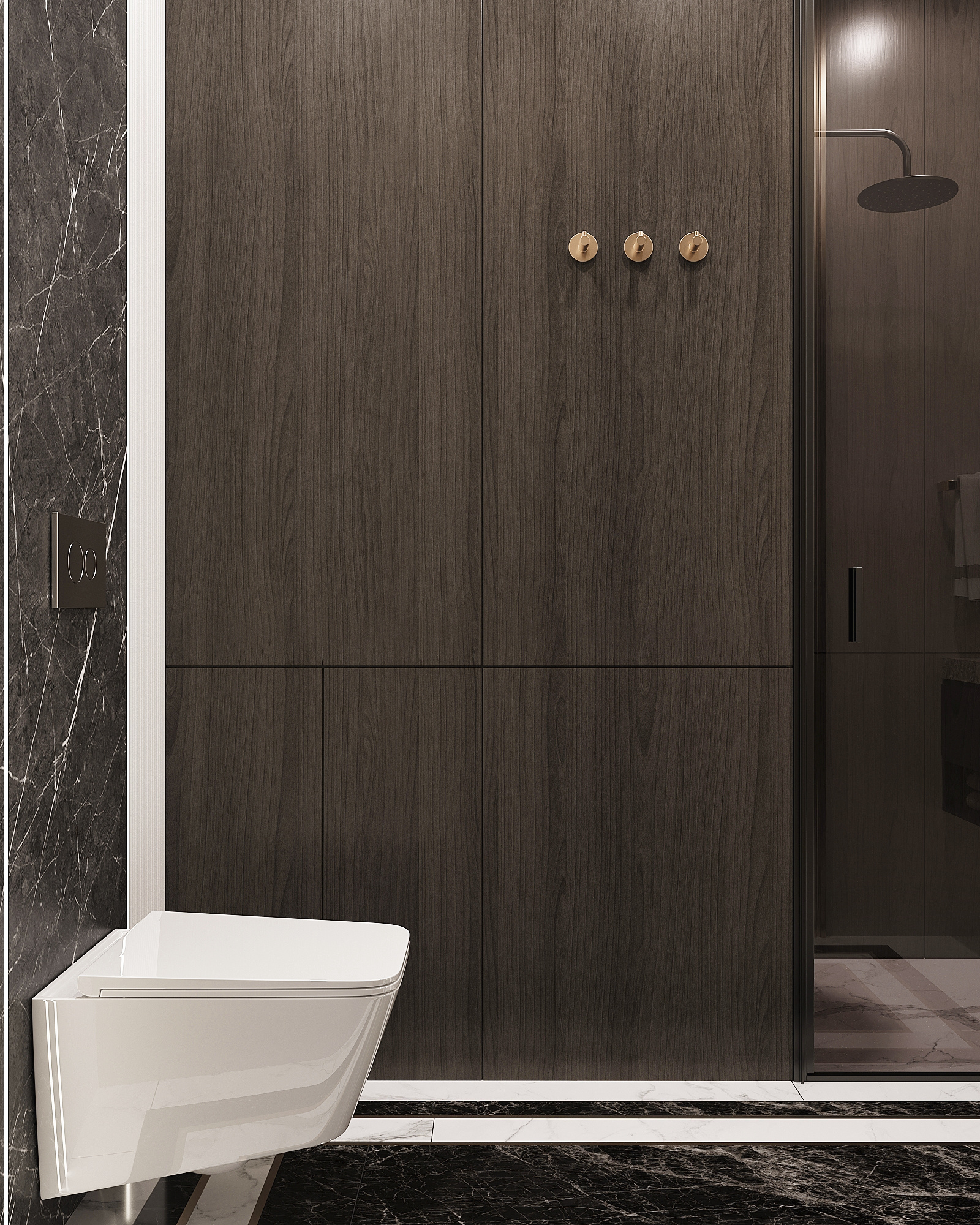 Дизайн-проект квартиры в ЖК «Level Бауманская» в стиле ар-деко