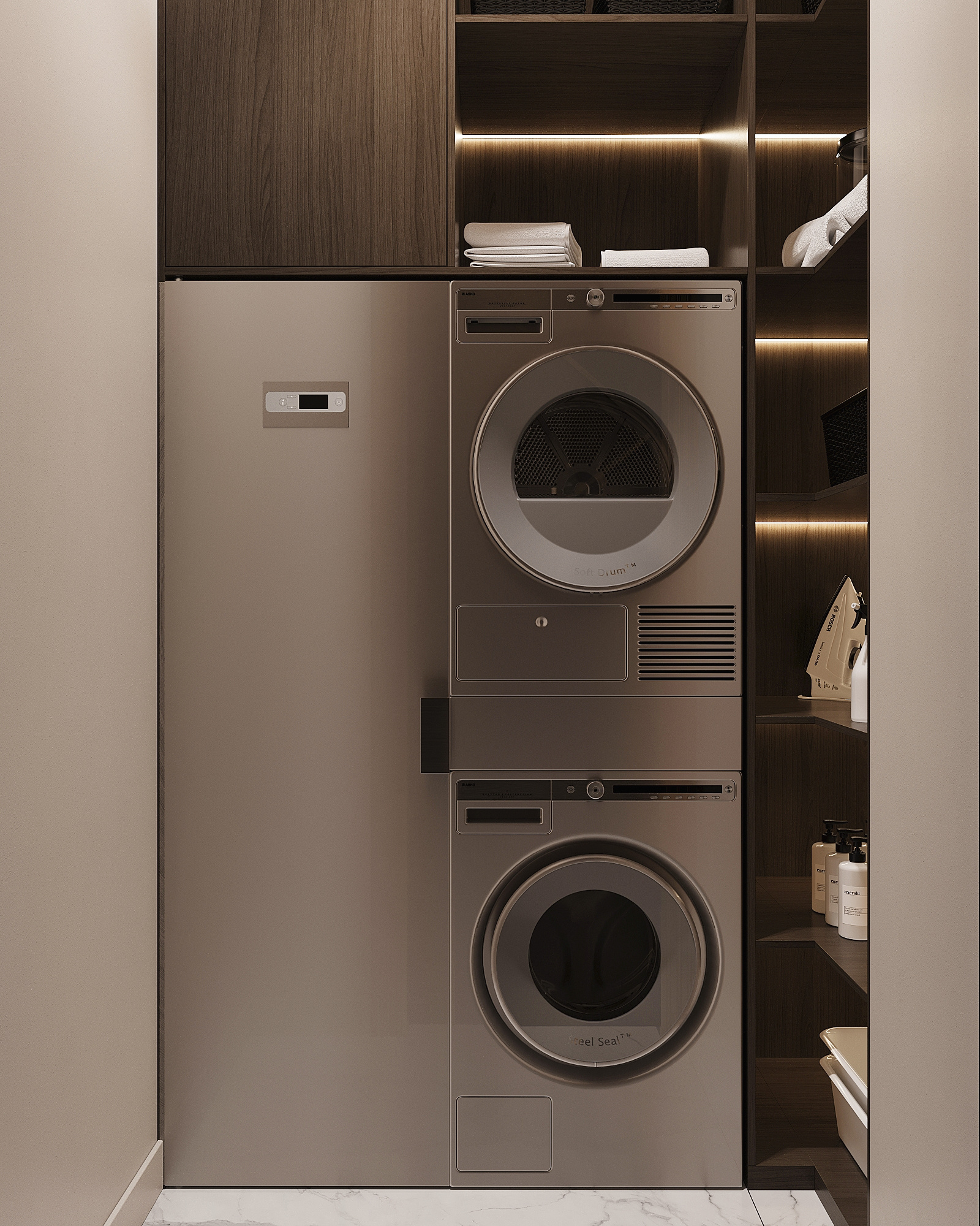 Дизайн-проект квартиры в ЖК «Level Бауманская» в стиле ар-деко