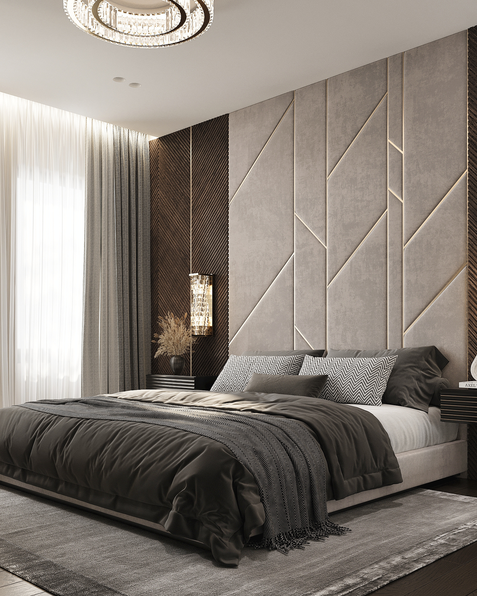 Дизайн-проект квартиры в ЖК «Level Бауманская» в стиле ар-деко