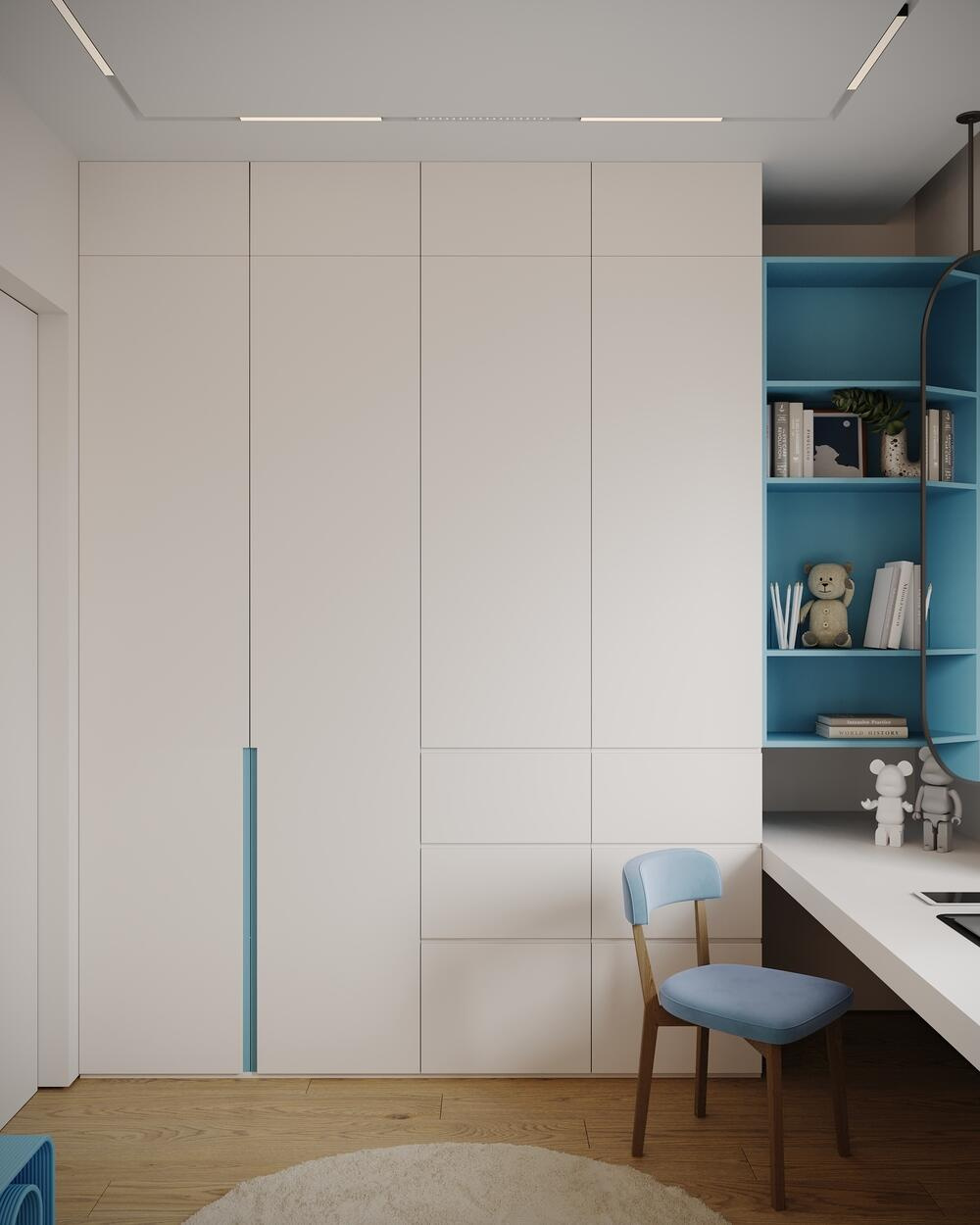 Дизайн-проект квартиры в ЖК Клубный дом «Barkli Virgin House» в современном стиле