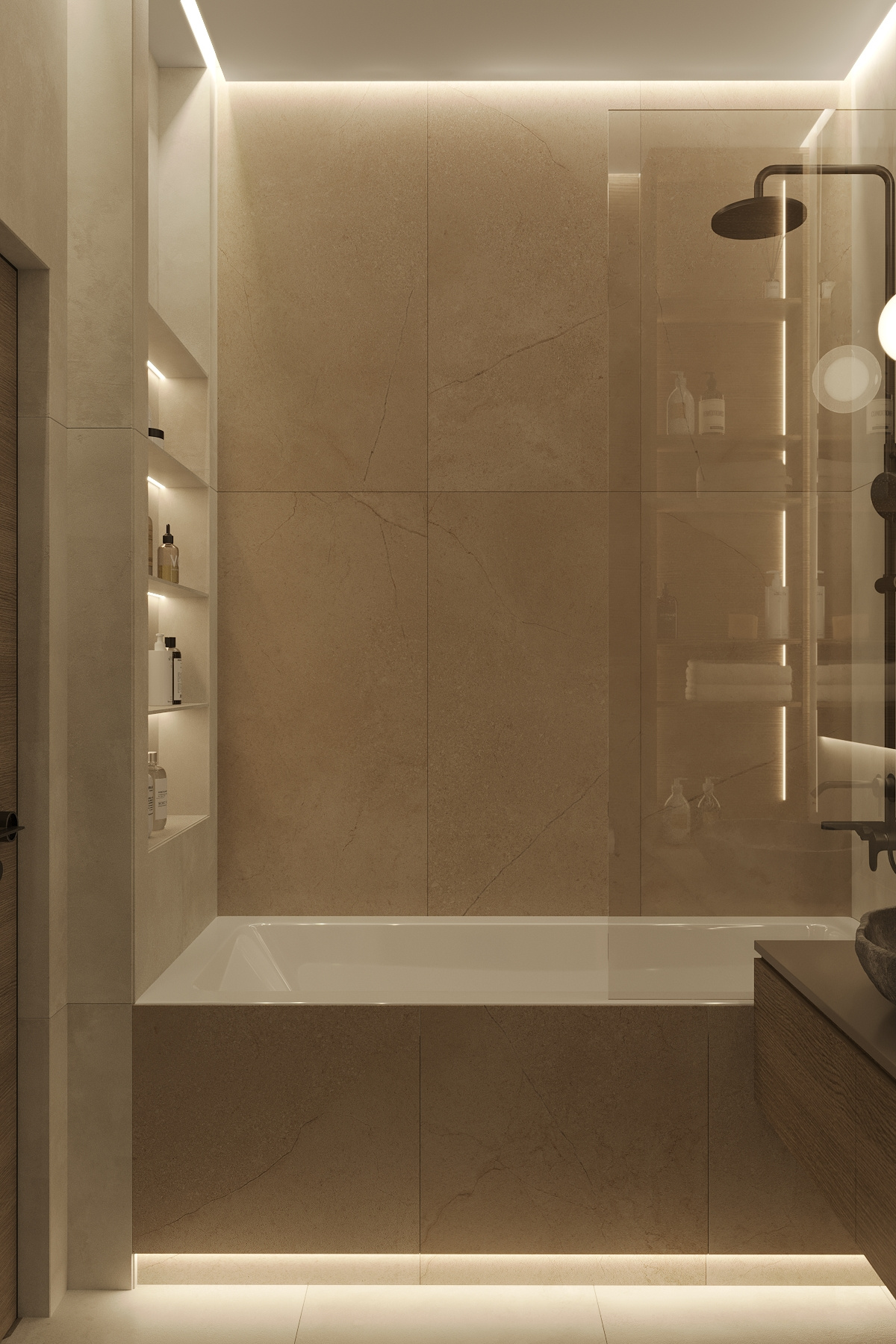 Дизайн интерьера квартиры в ЖК «ÁLIA (АЛИА)» в стиле джапанди