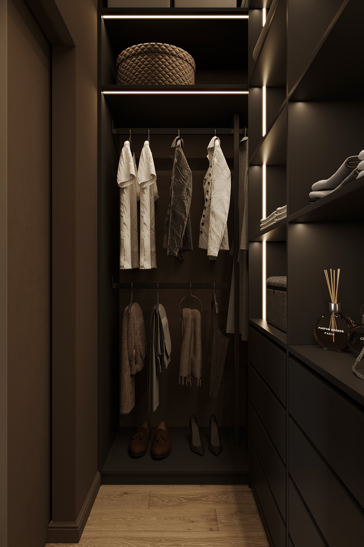 Дизайн интерьера квартиры в ЖК «ÁLIA (АЛИА)» в стиле джапанди