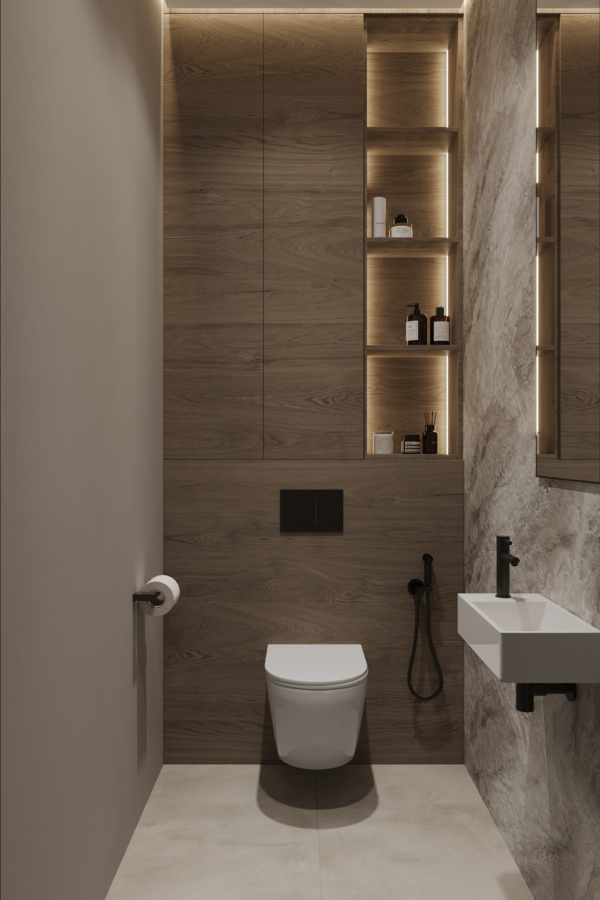 Дизайн интерьера квартиры в ЖК «ÁLIA (АЛИА)» в стиле джапанди