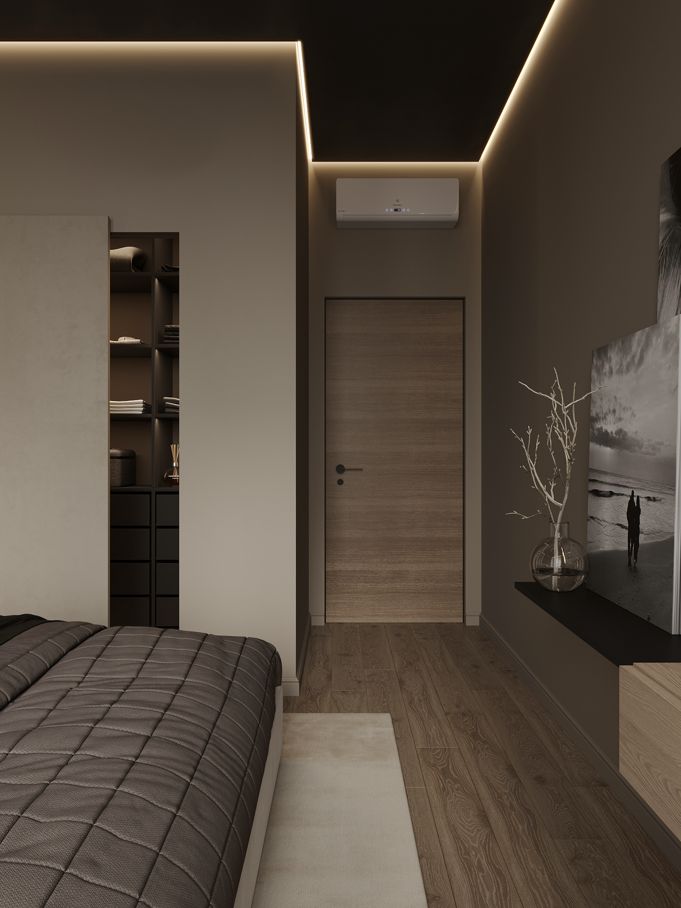 Дизайн интерьера квартиры в ЖК «ÁLIA (АЛИА)» в стиле джапанди