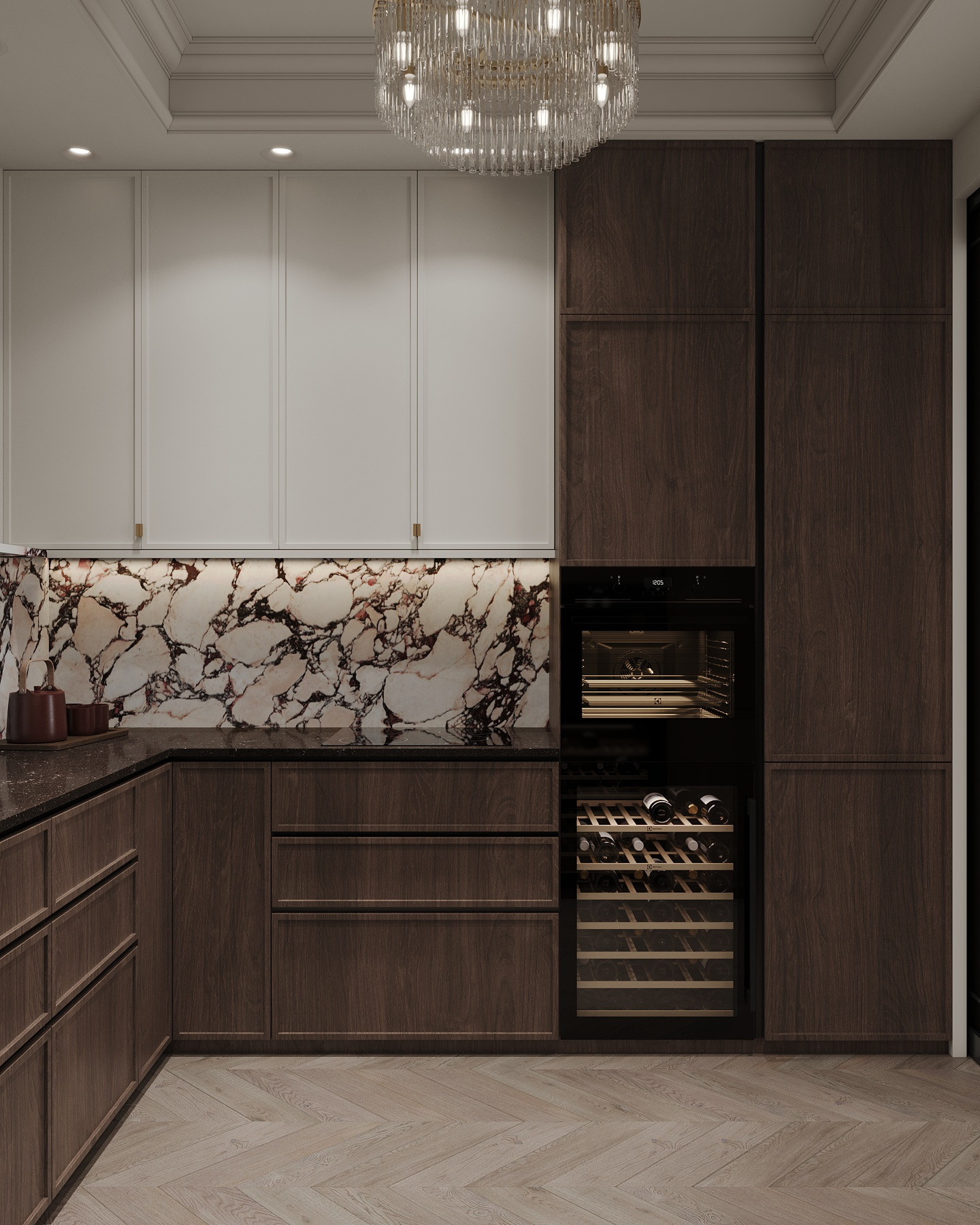 Дизайн-проект квартиры в ЖК «Victory Park Residences (Виктори Парк Резиденсез)» в стиле неоклассика