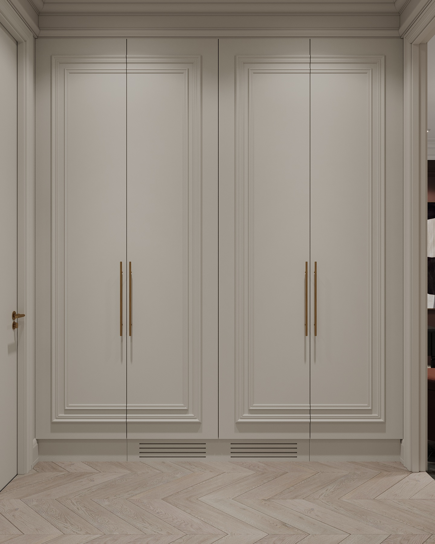 Дизайн-проект квартиры в ЖК «Victory Park Residences (Виктори Парк Резиденсез)» в стиле неоклассика