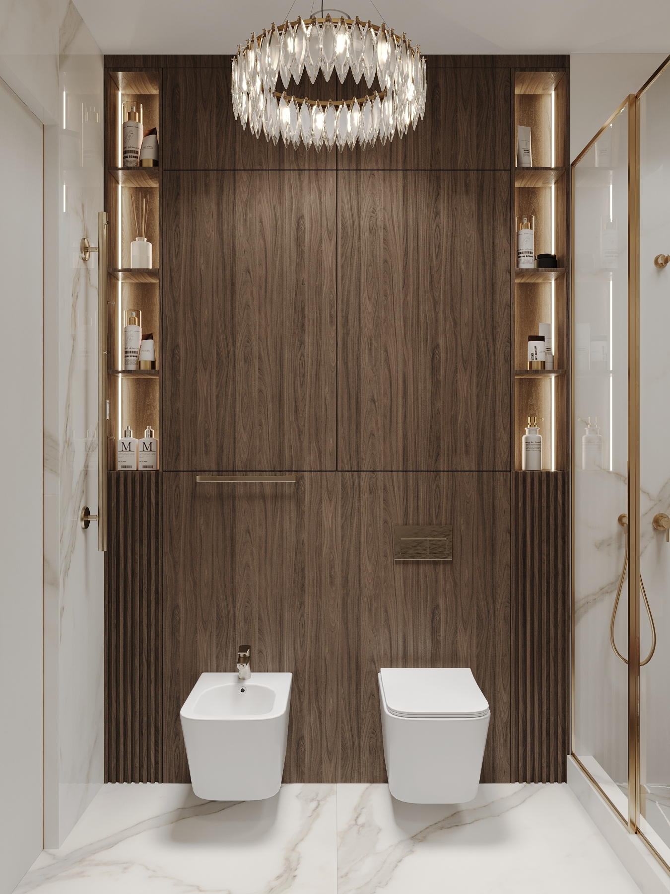 Дизайн-проект квартиры в ЖК «Victory Park Residences (Виктори Парк Резиденсез)» в стиле неоклассика