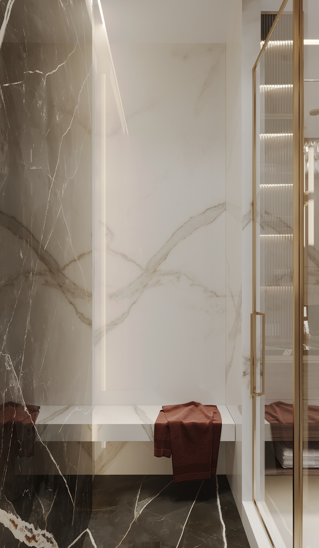 Дизайн-проект квартиры в ЖК «Victory Park Residences (Виктори Парк Резиденсез)» в стиле неоклассика