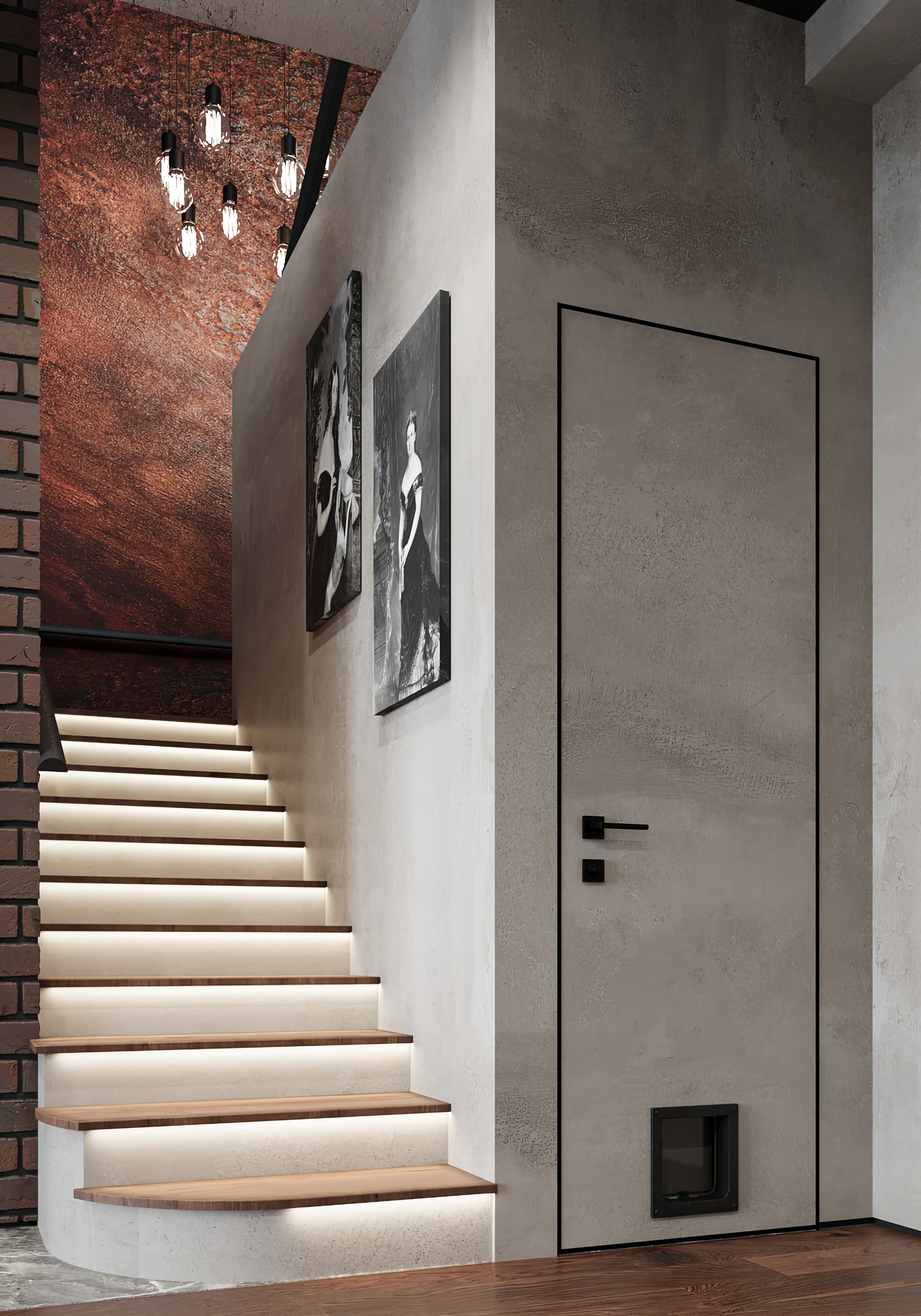 Дизайн интерьера квартиры в ЖК «SkyView» в стиле лофт