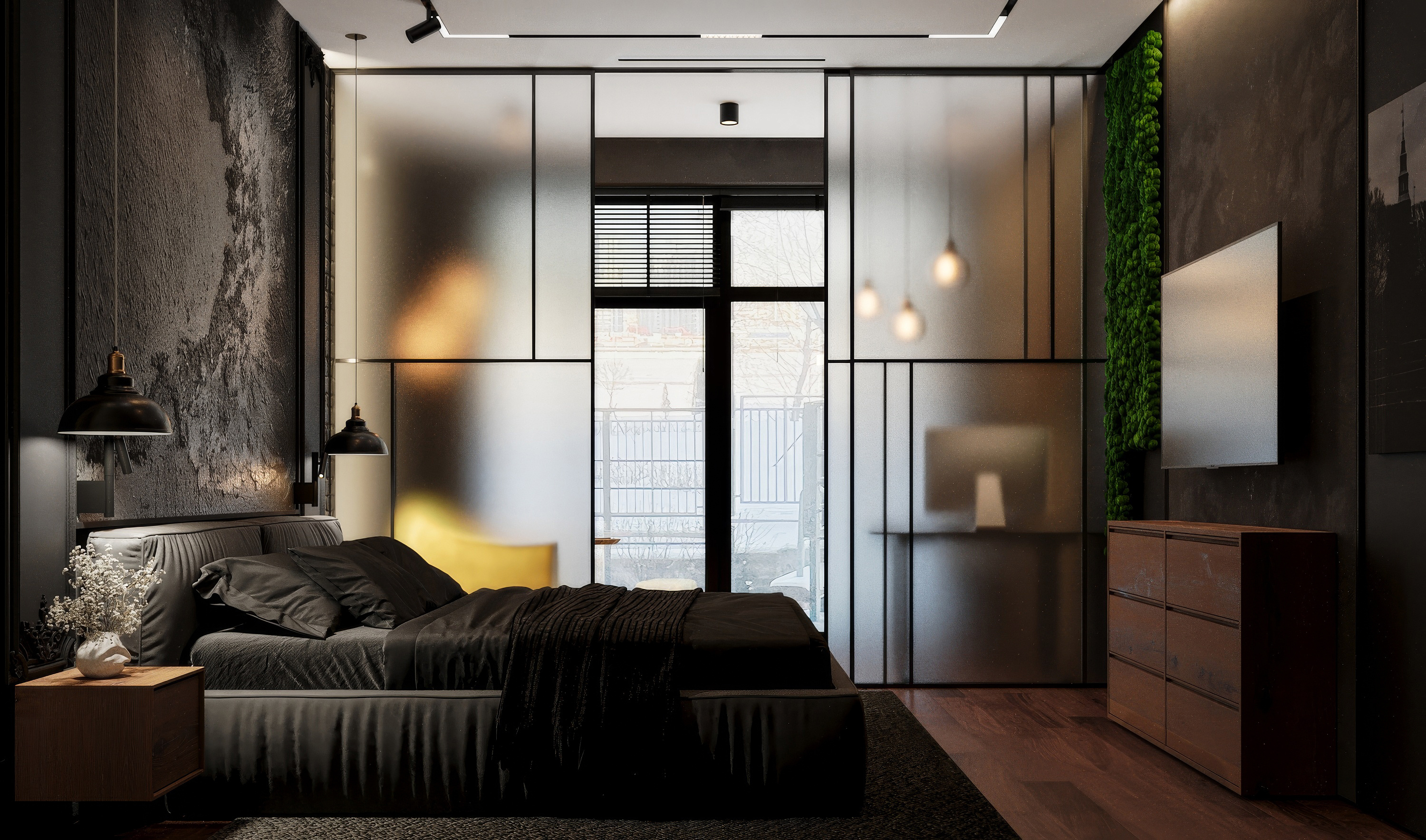 Дизайн интерьера квартиры в ЖК «SkyView» в стиле лофт