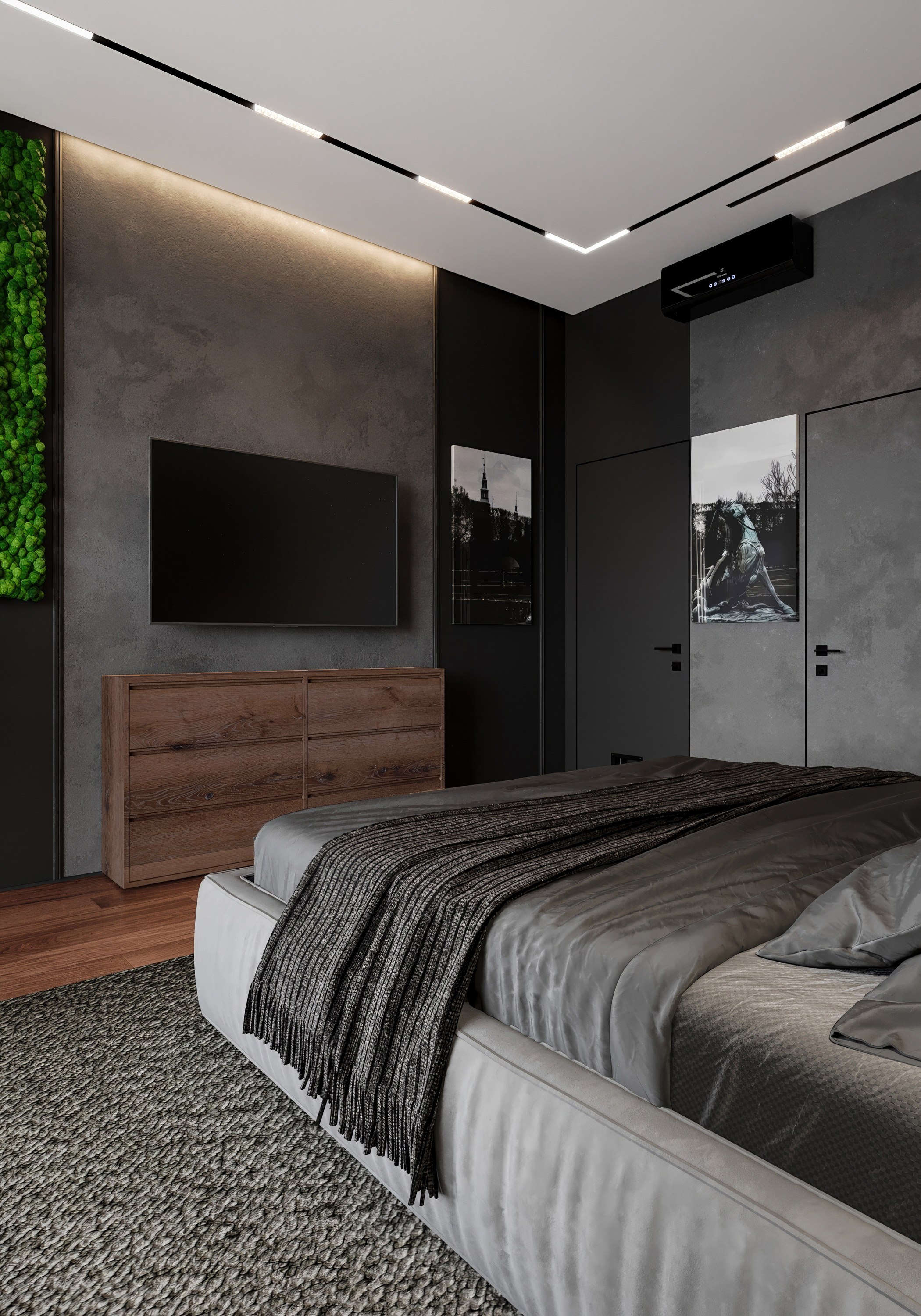 Дизайн интерьера квартиры в ЖК «SkyView» в стиле лофт