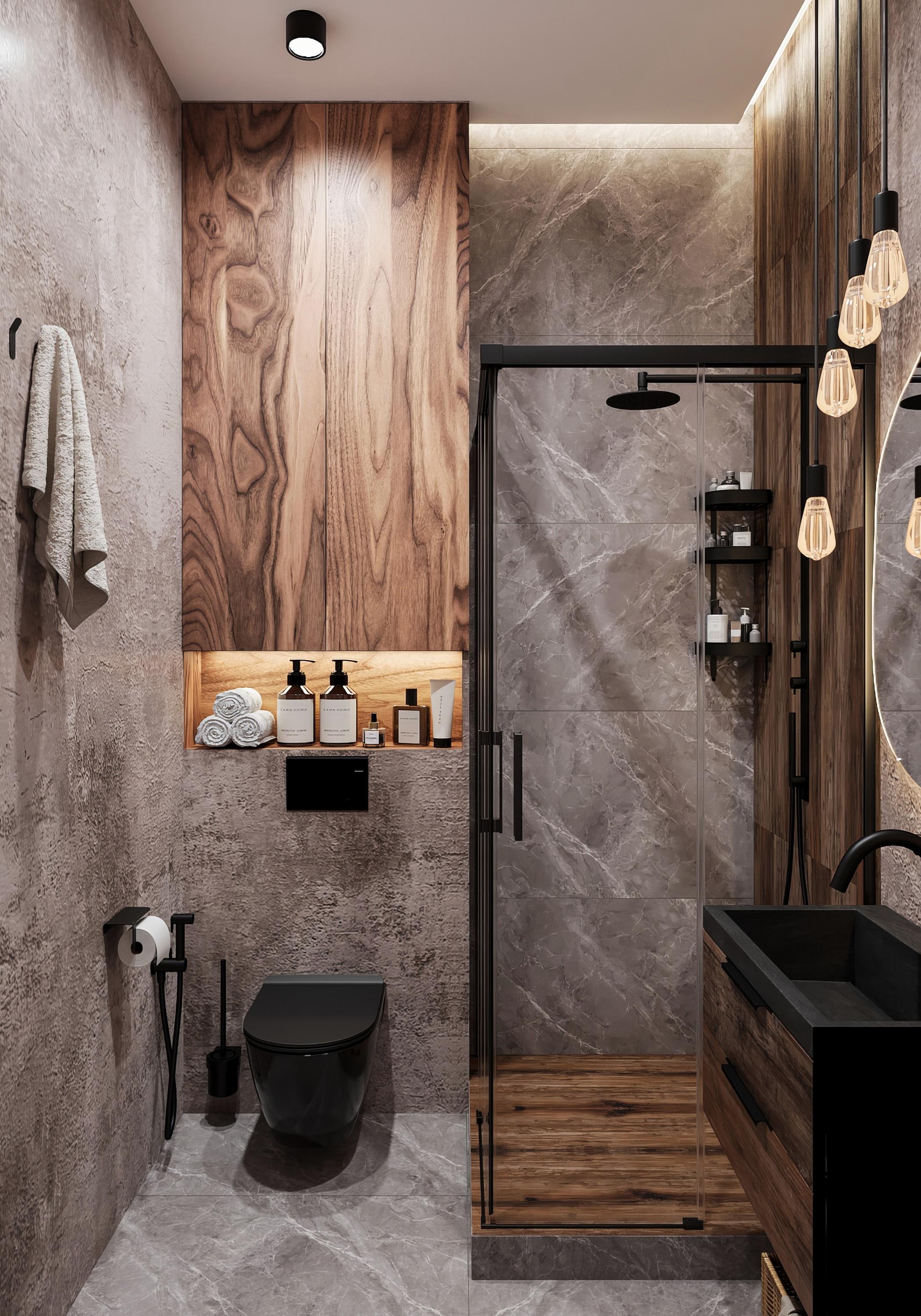 Дизайн интерьера квартиры в ЖК «SkyView» в стиле лофт