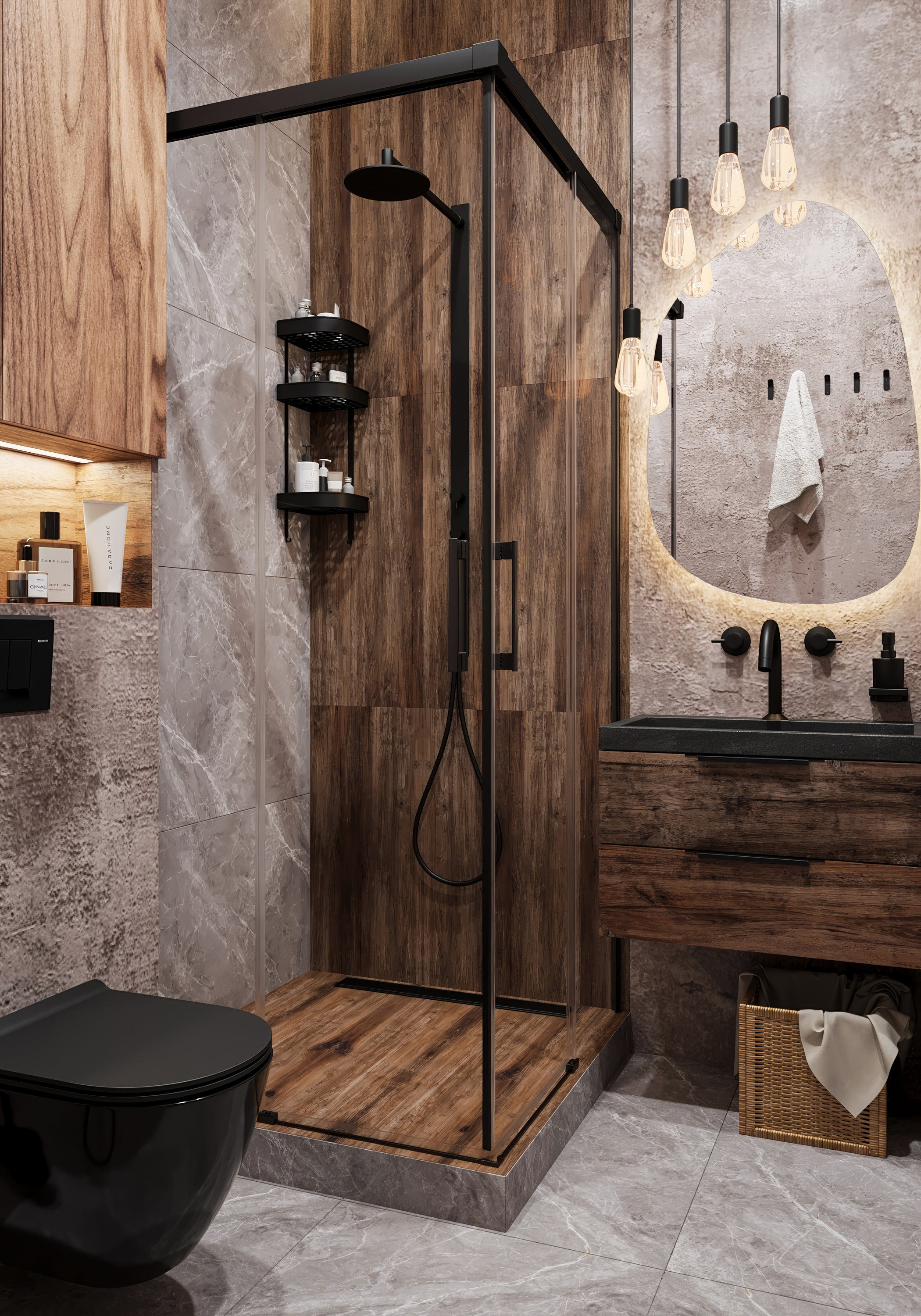 Дизайн интерьера квартиры в ЖК «SkyView» в стиле лофт