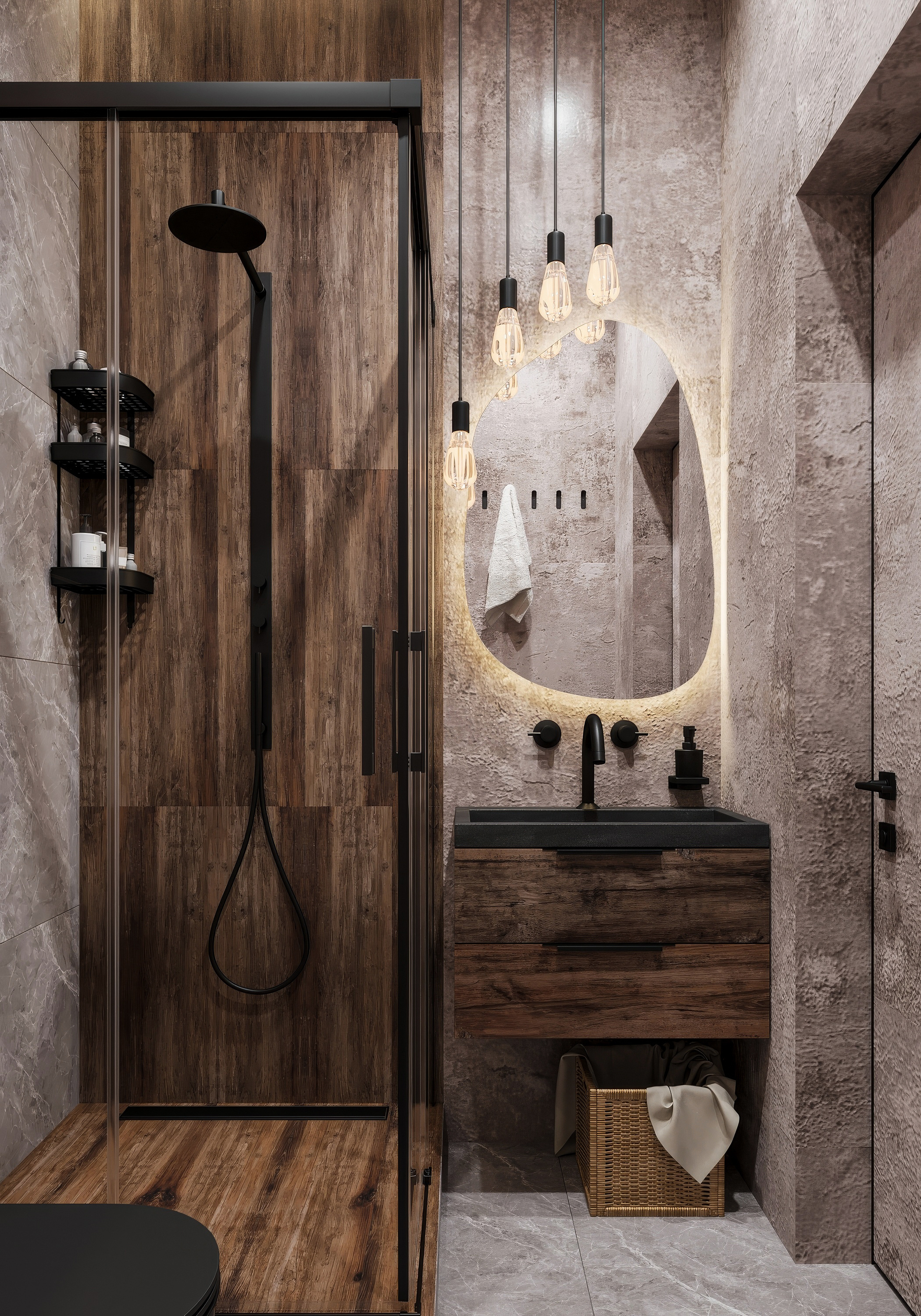 Дизайн интерьера квартиры в ЖК «SkyView» в стиле лофт