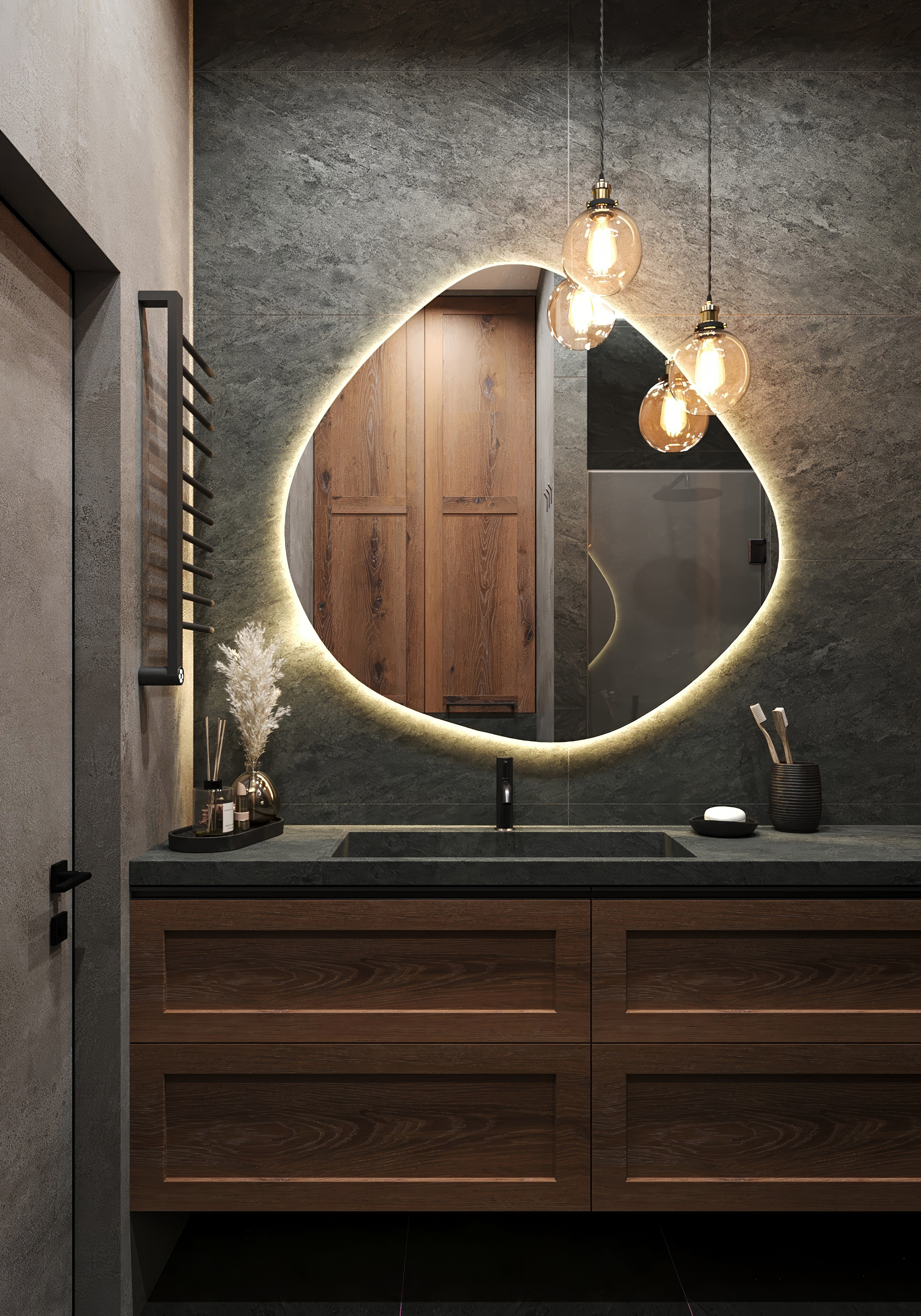 Дизайн интерьера квартиры в ЖК «SkyView» в стиле лофт