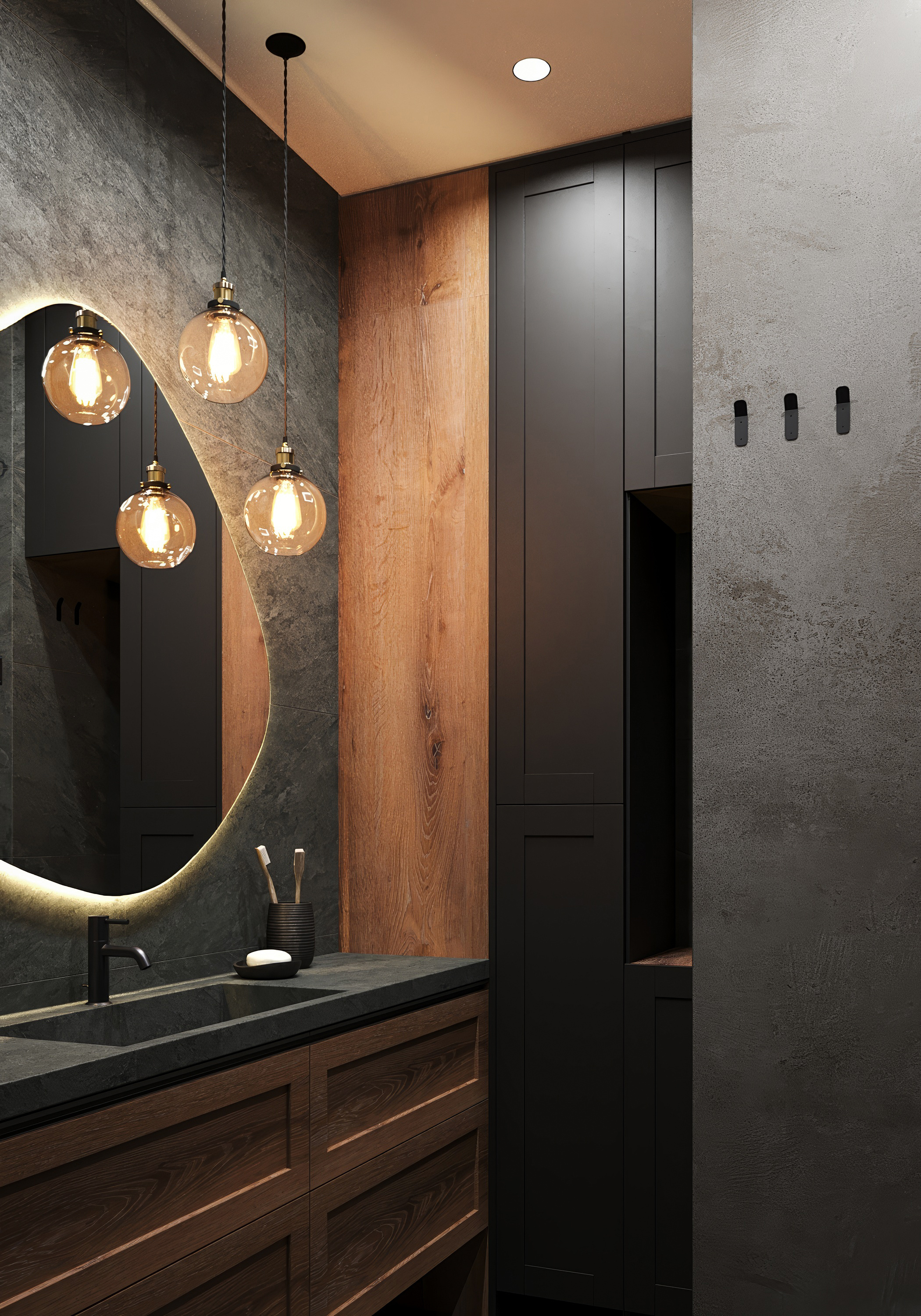 Дизайн интерьера квартиры в ЖК «SkyView» в стиле лофт