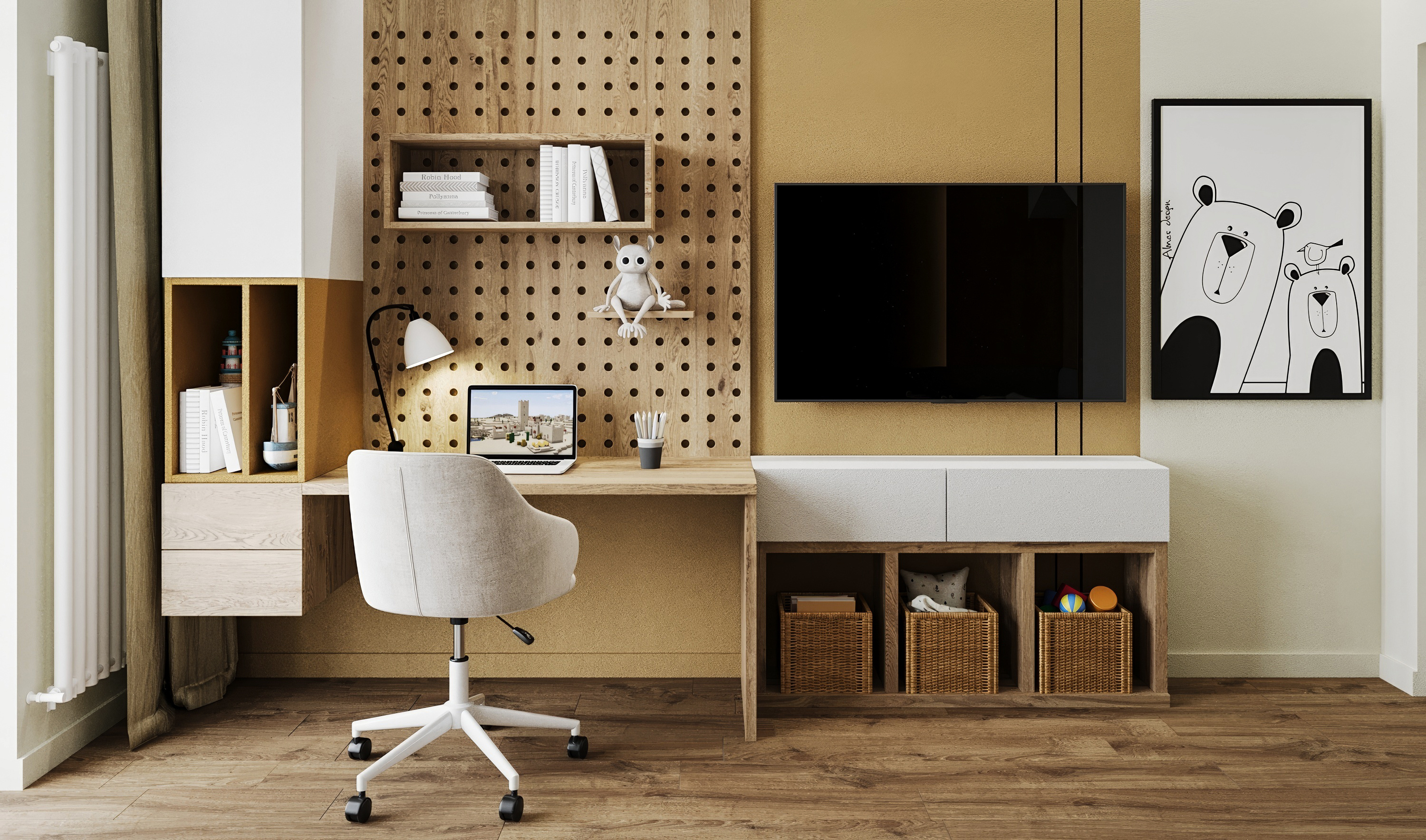 Дизайн интерьера квартиры в ЖК «SkyView» в стиле лофт