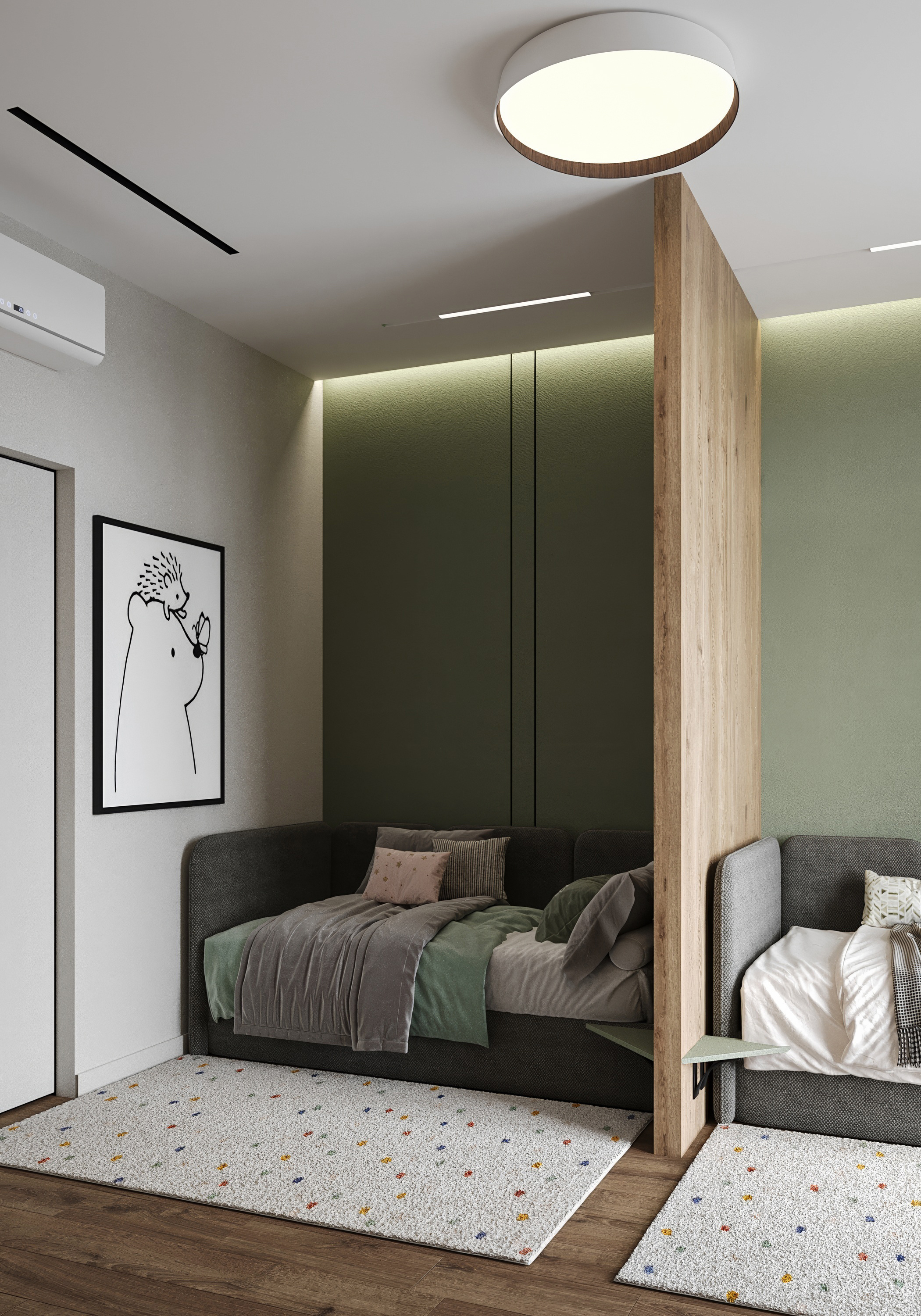 Дизайн интерьера квартиры в ЖК «SkyView» в стиле лофт