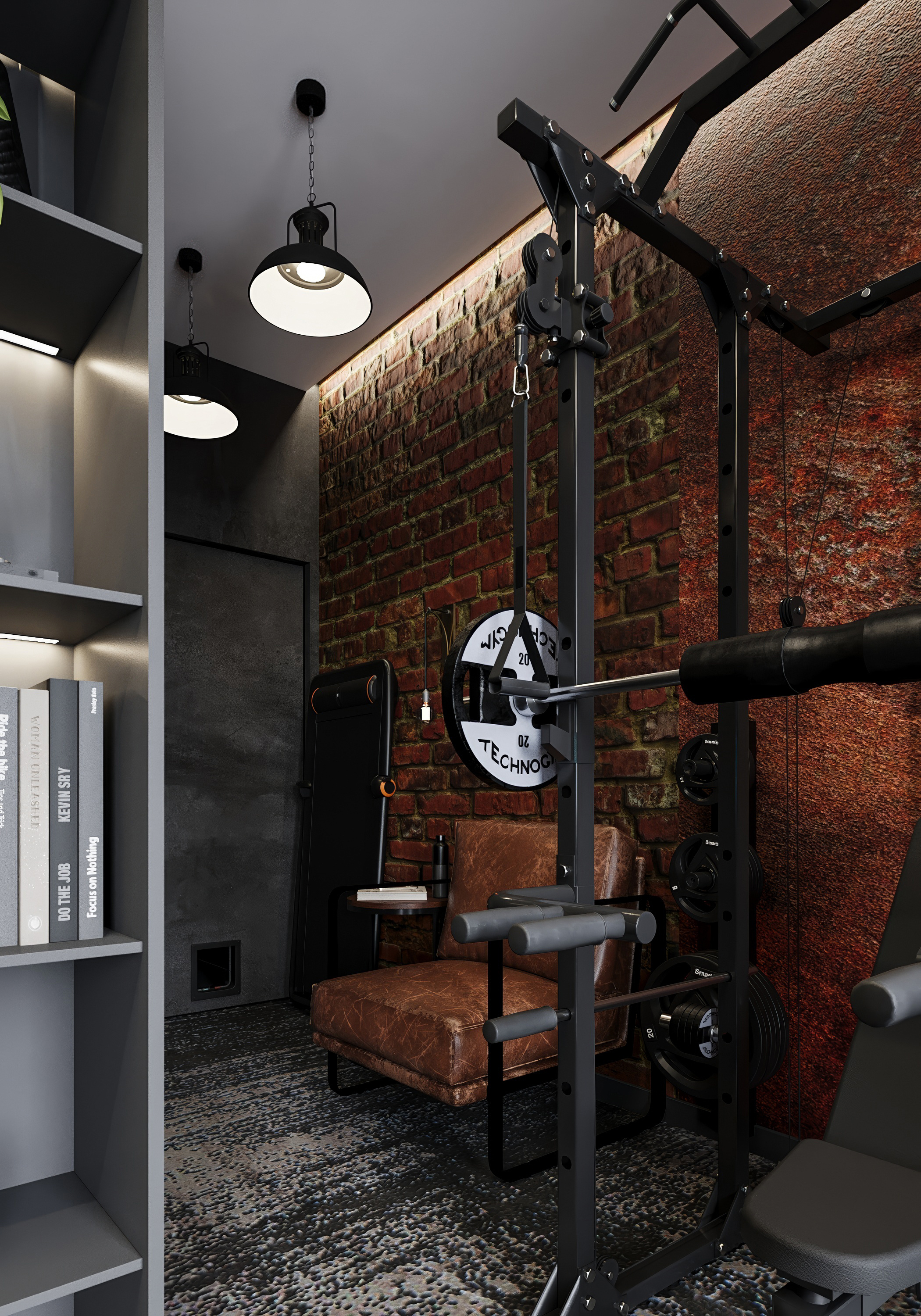 Дизайн интерьера квартиры в ЖК «SkyView» в стиле лофт