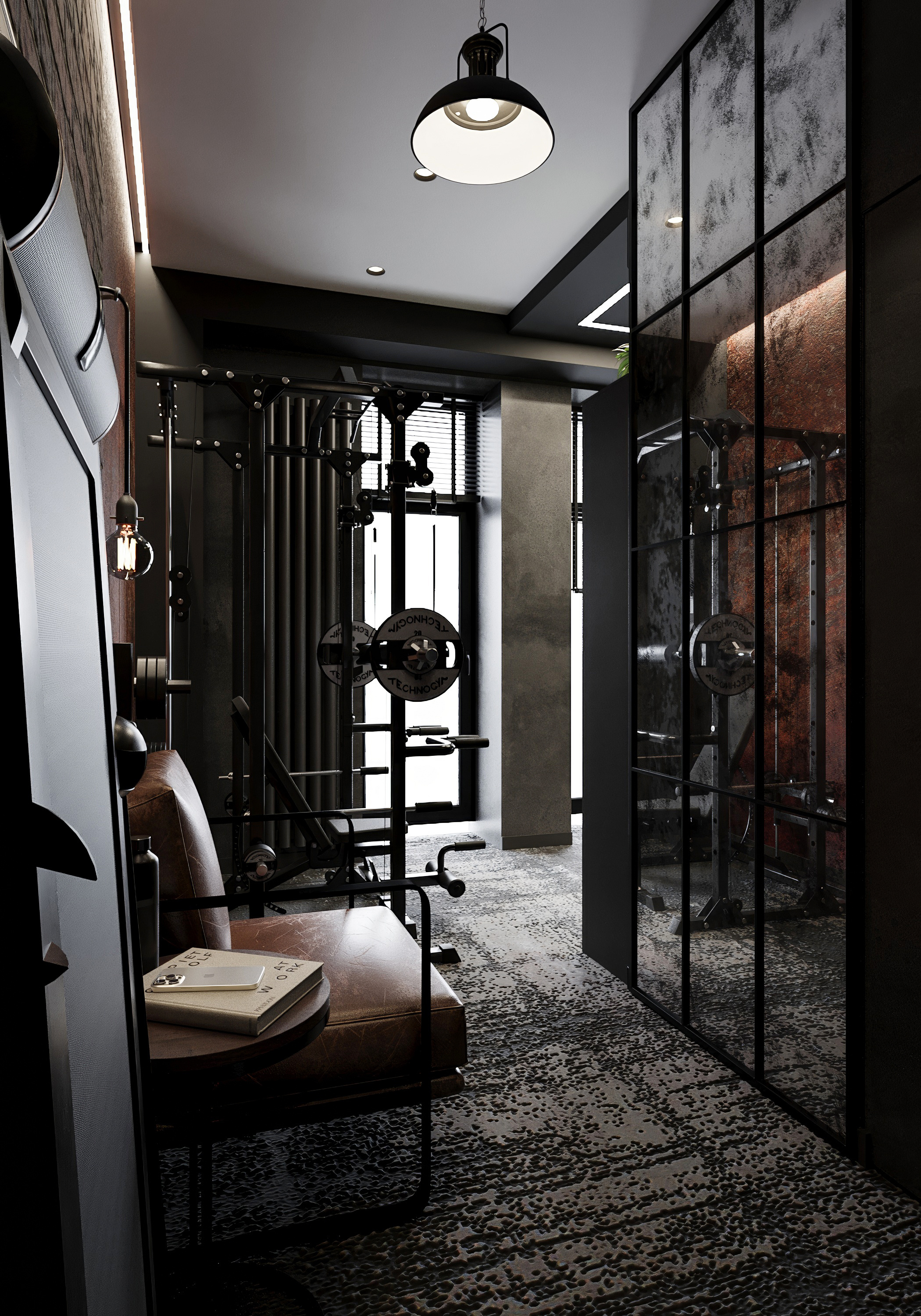 Дизайн интерьера квартиры в ЖК «SkyView» в стиле лофт