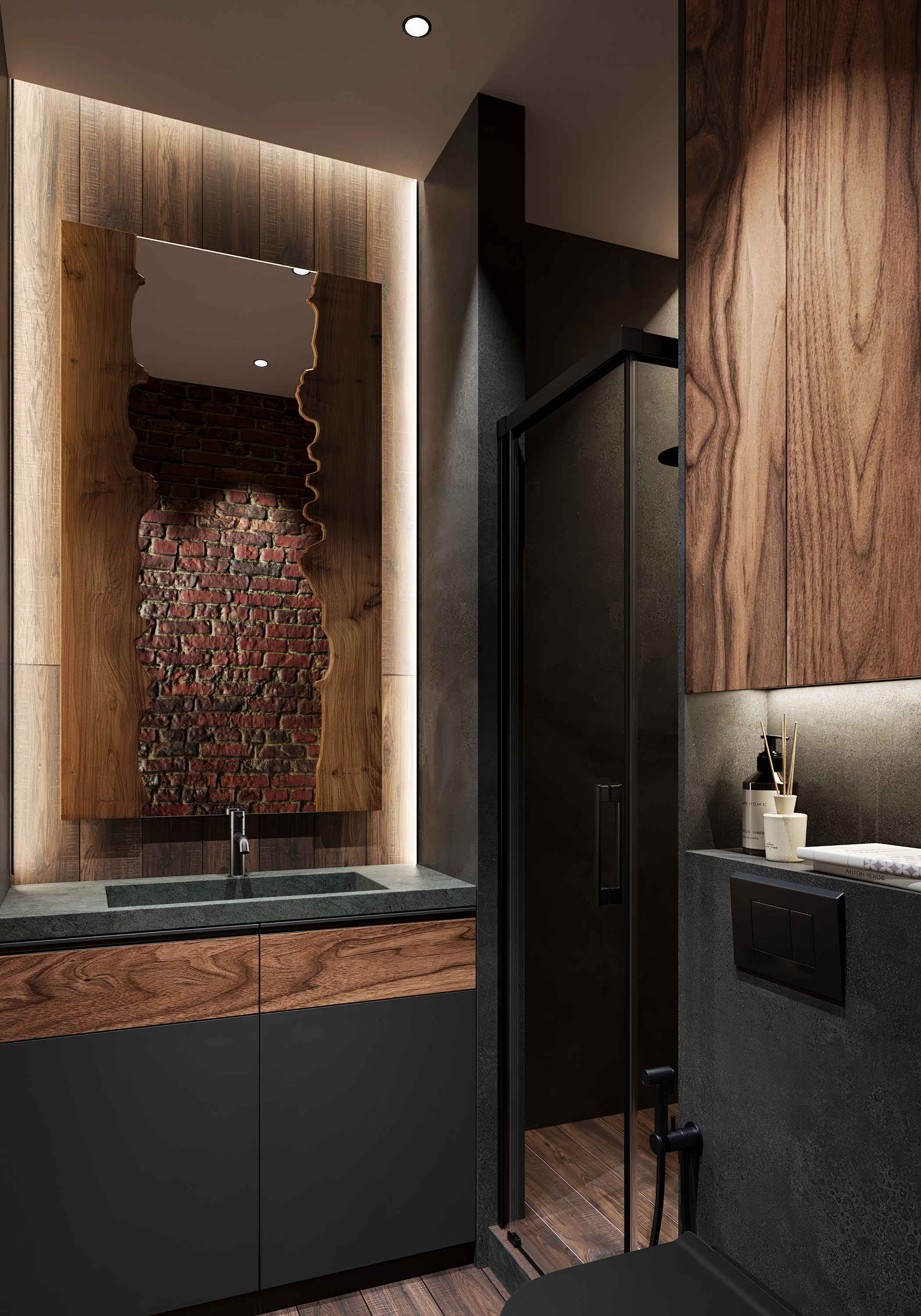 Дизайн интерьера квартиры в ЖК «SkyView» в стиле лофт