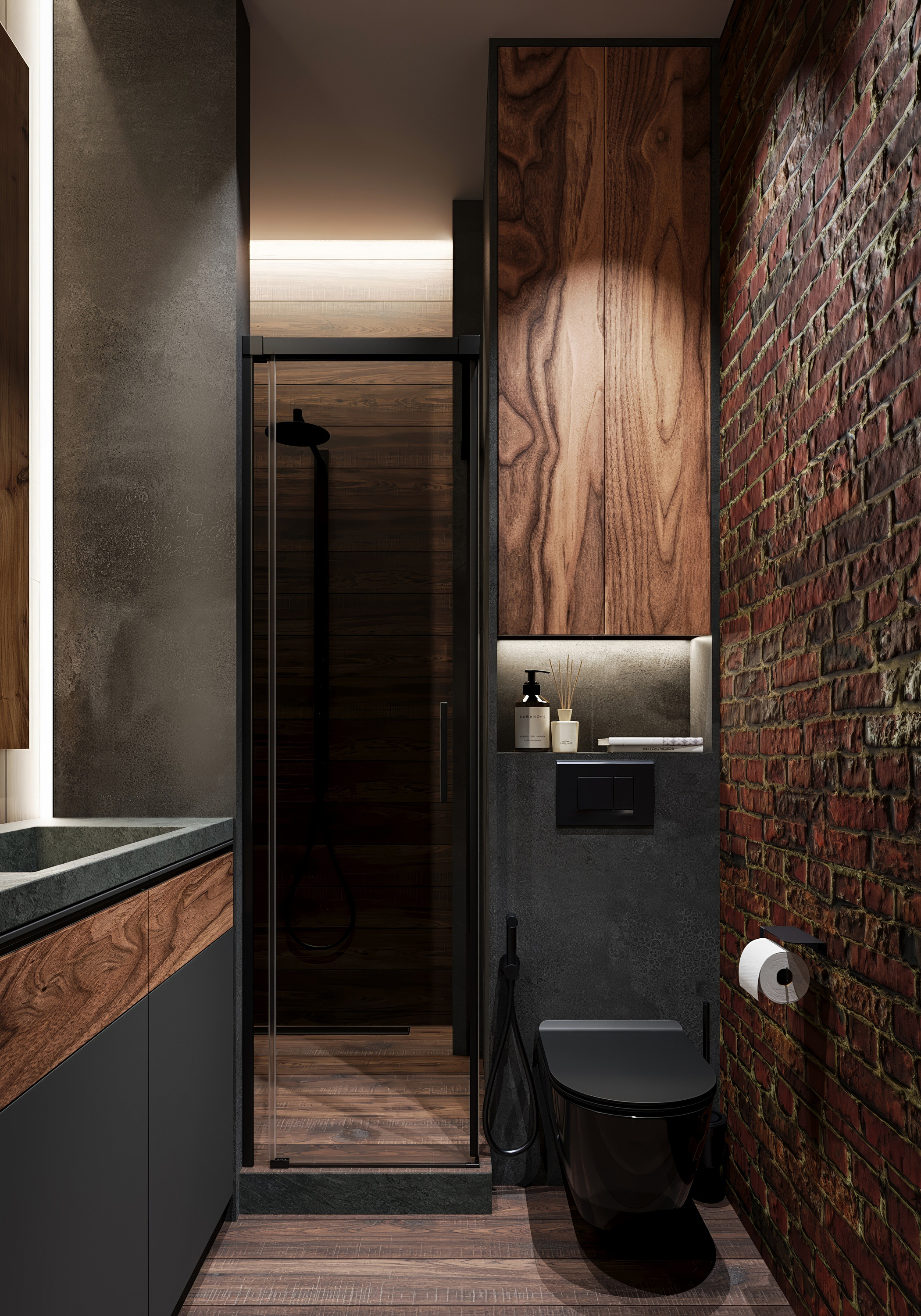 Дизайн интерьера квартиры в ЖК «SkyView» в стиле лофт