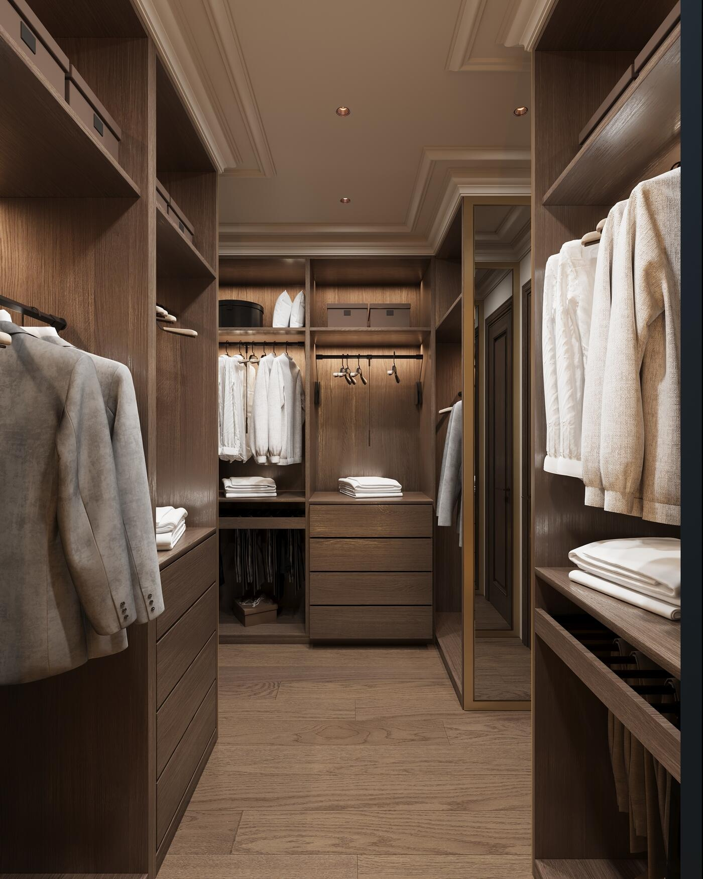 Дизайн-проект квартиры в ЖК «Noble (Нобл)» с элементами американской классики