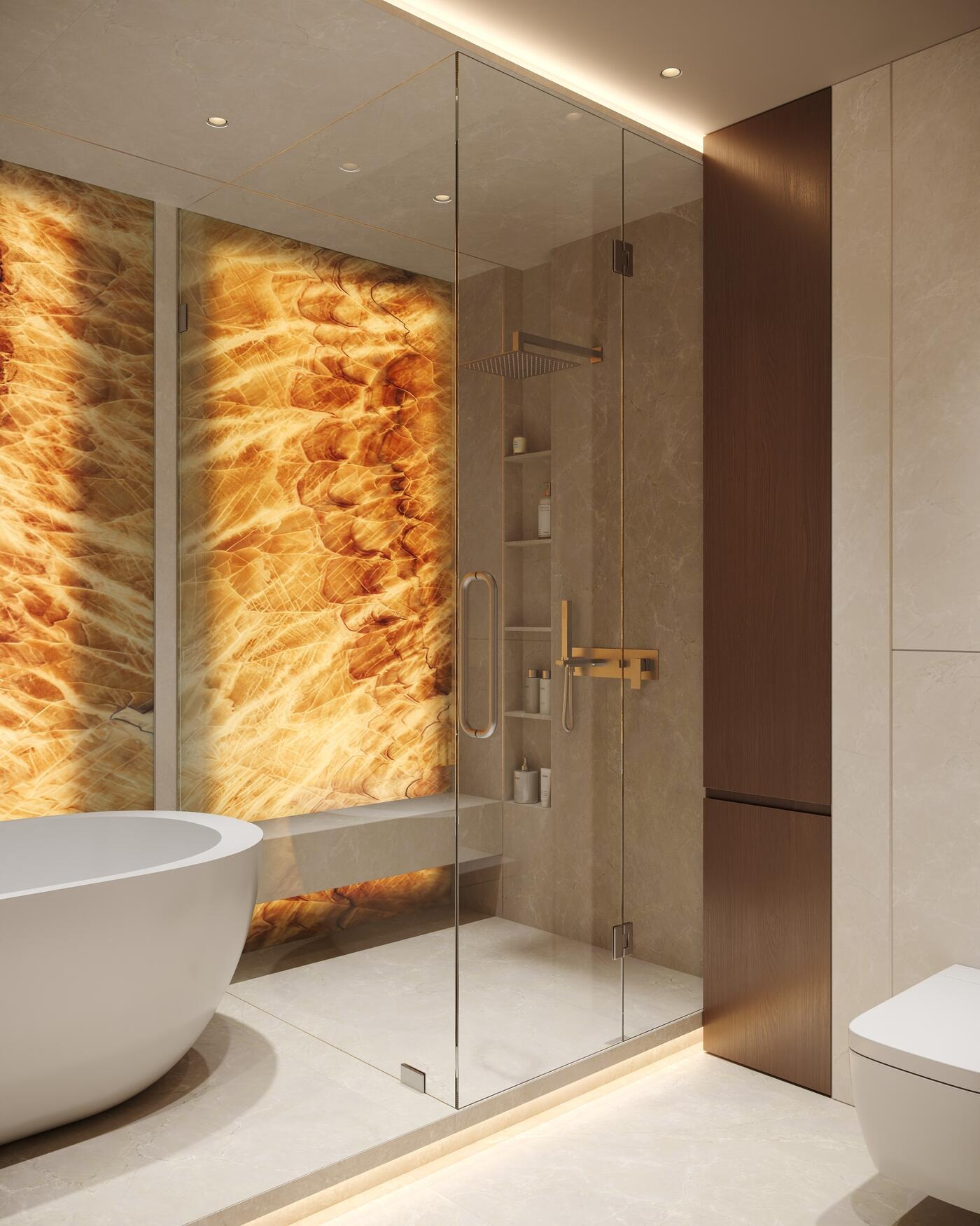 Дизайн-проект квартиры в ЖК «Noble (Нобл)» с элементами американской классики