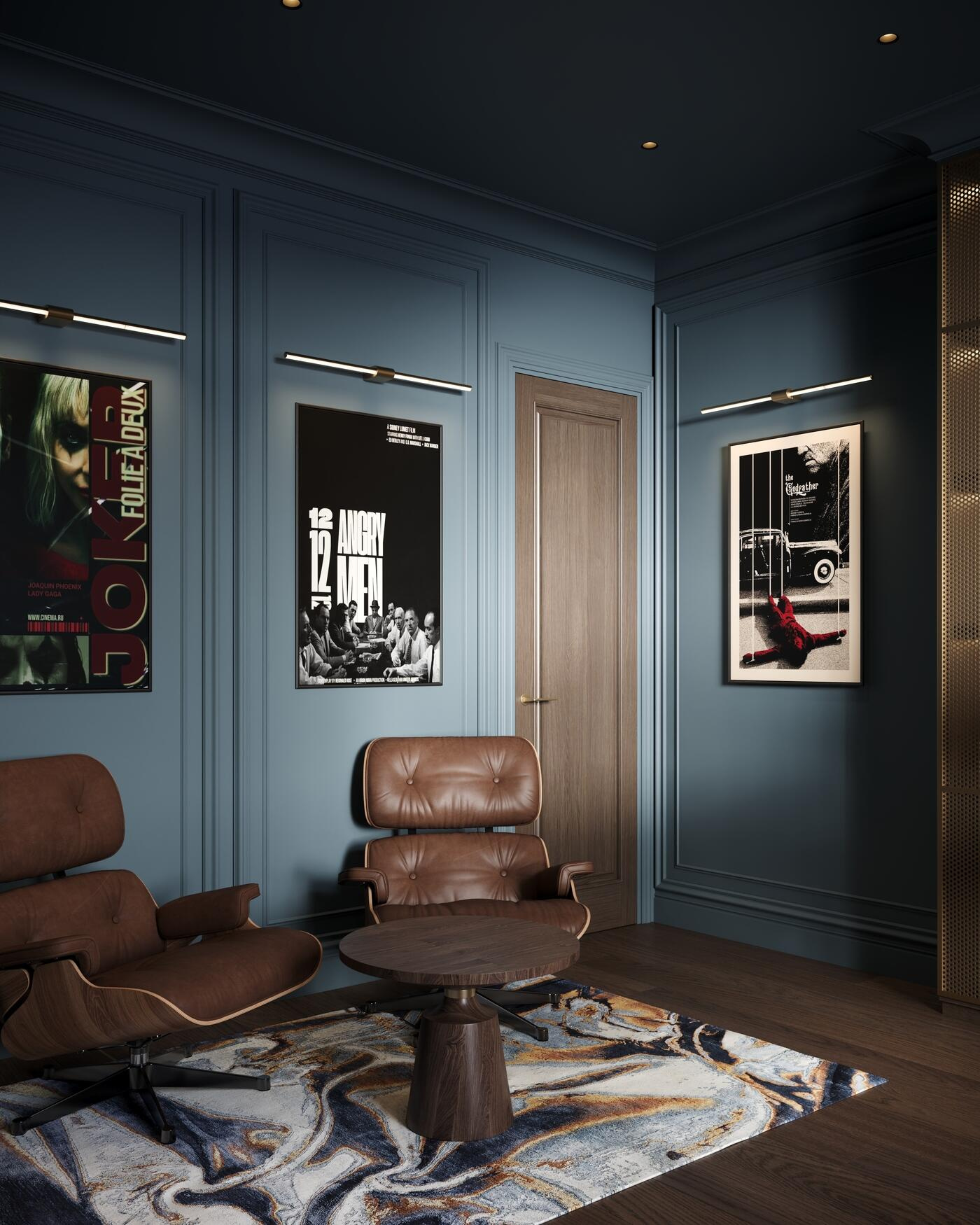 Дизайн-проект квартиры в ЖК «Noble (Нобл)» с элементами американской классики