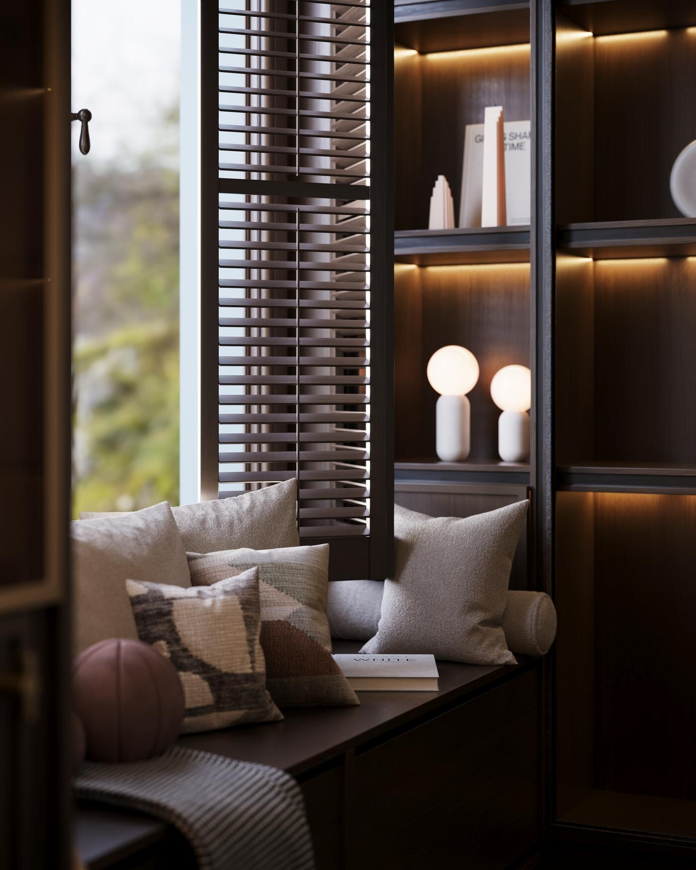 Дизайн-проект квартиры в ЖК «Noble (Нобл)» с элементами американской классики