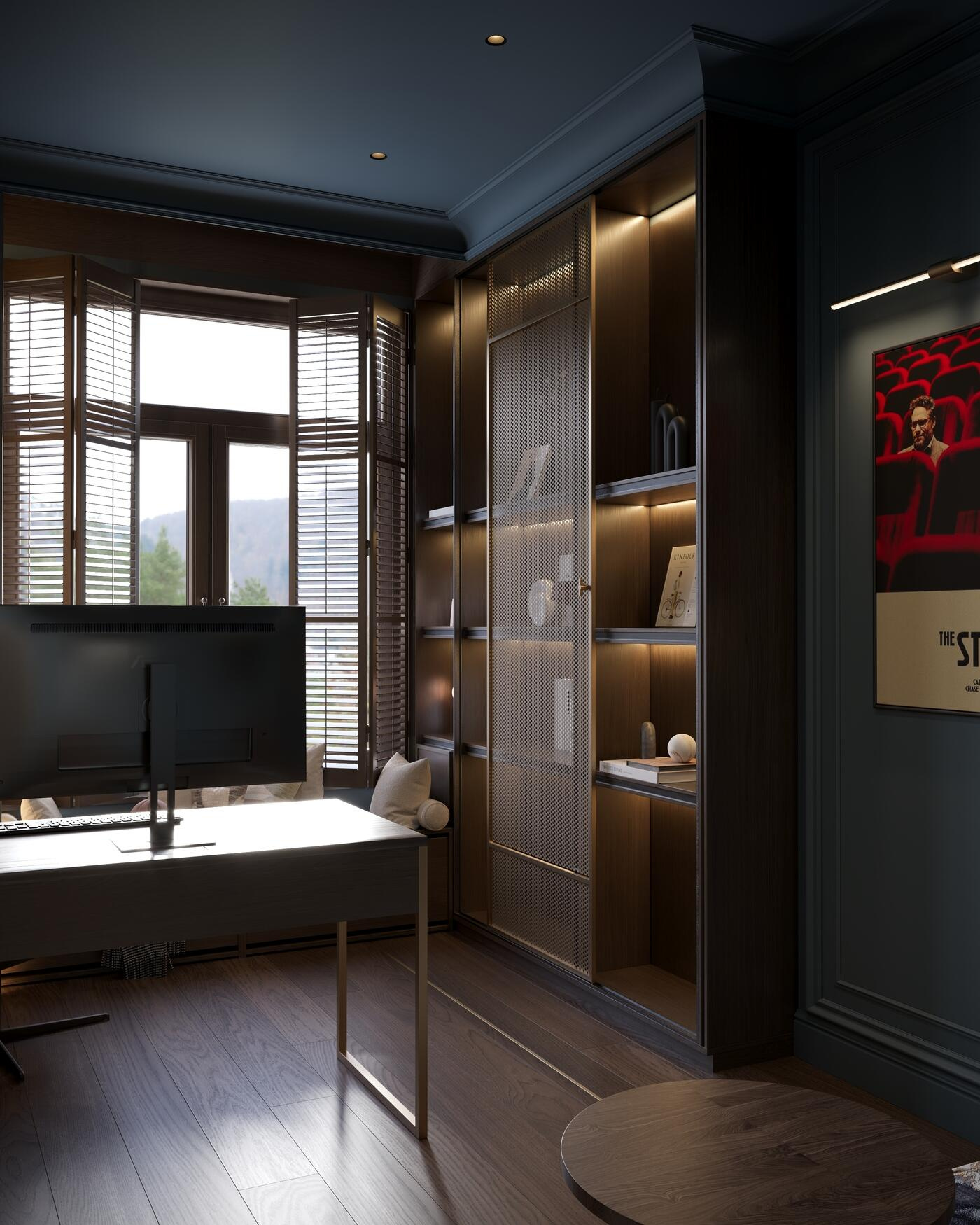 Дизайн-проект квартиры в ЖК «Noble (Нобл)» с элементами американской классики