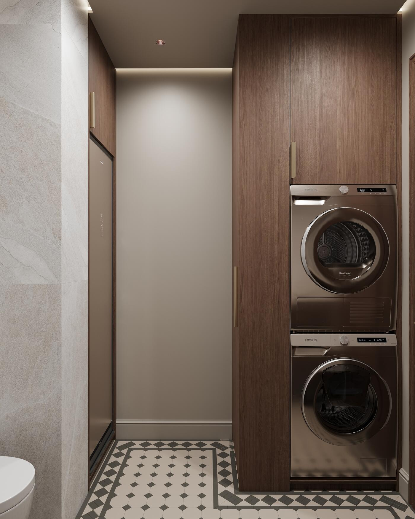 Дизайн-проект квартиры в ЖК «Noble (Нобл)» с элементами американской классики