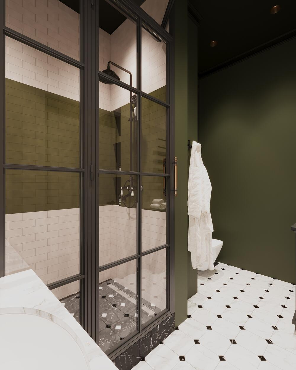 Дизайн интерьера квартиры в ЖК «Полянка/44» в стиле эклектика