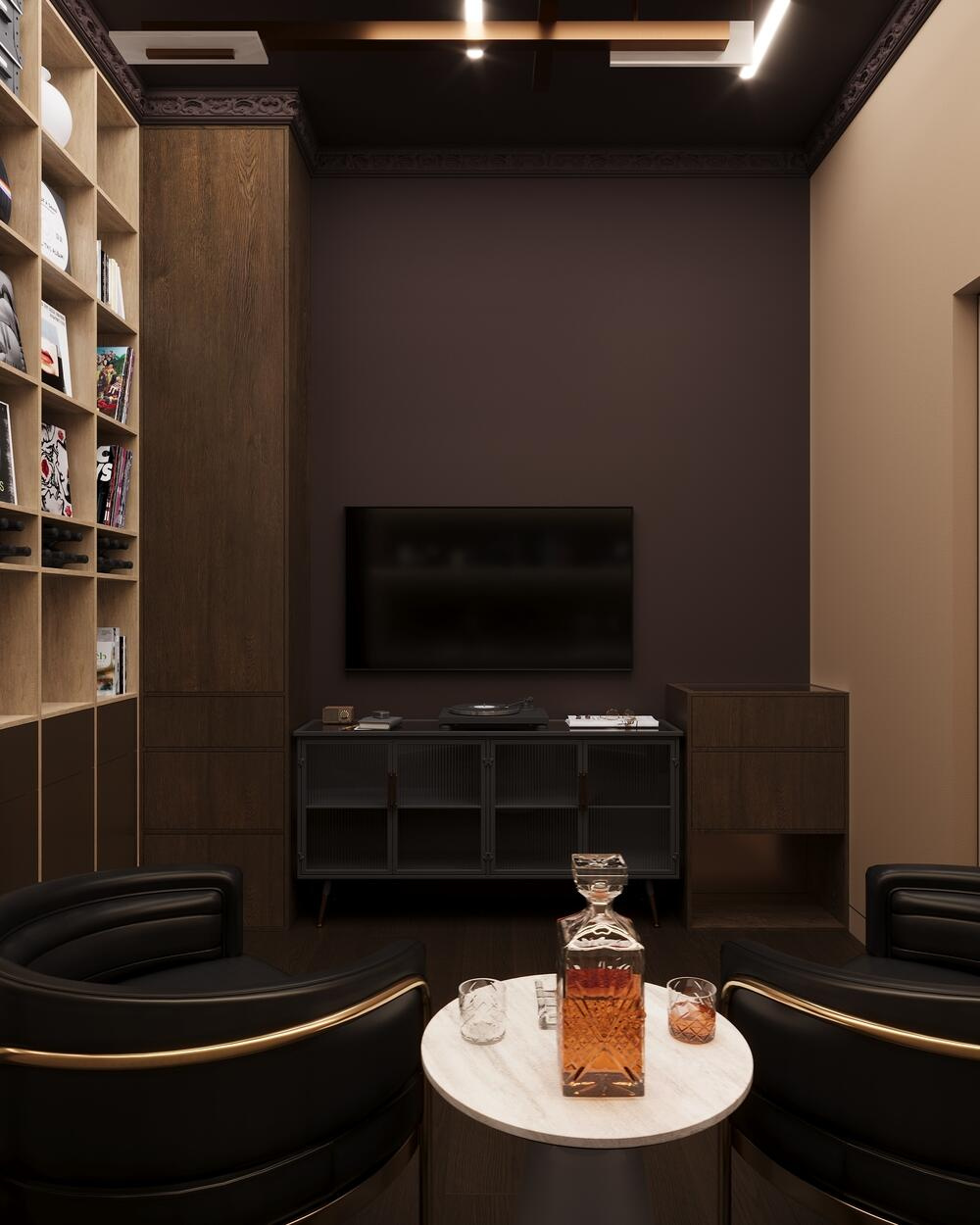 Дизайн интерьера квартиры в ЖК «Полянка/44» в стиле эклектика