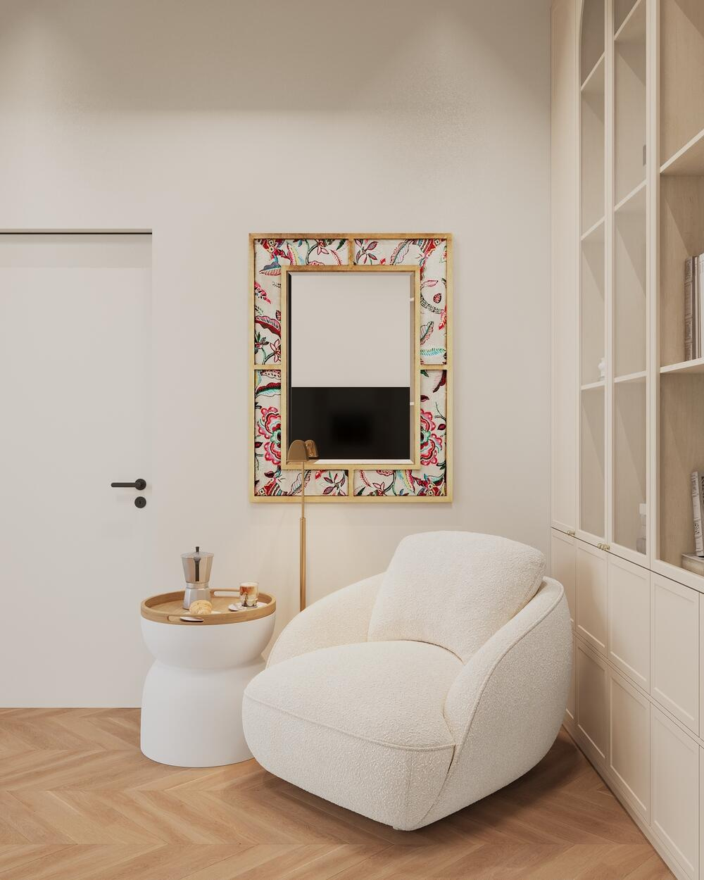 Дизайн интерьера квартиры в ЖК «Полянка/44» в стиле эклектика