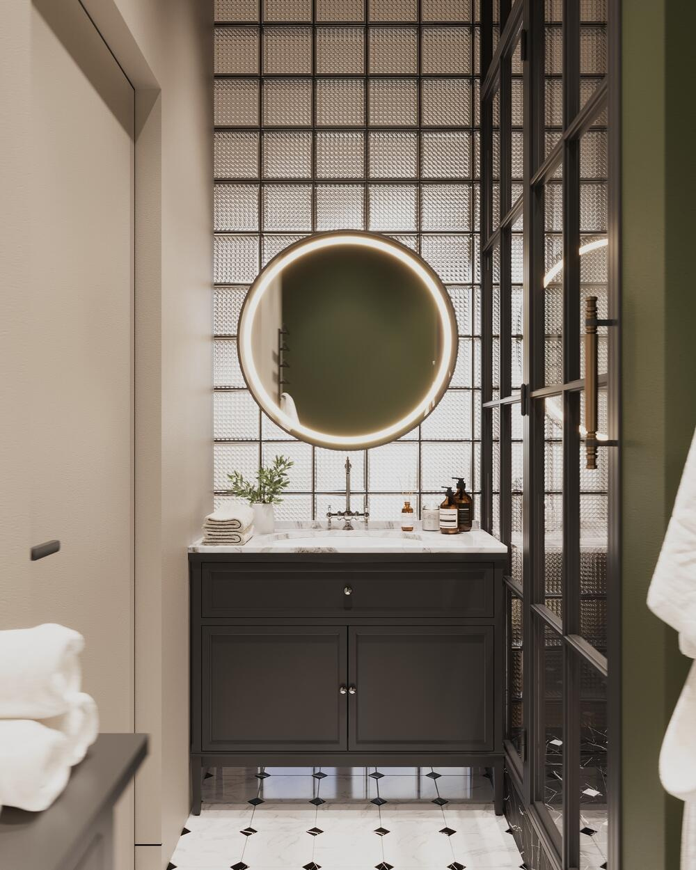 Дизайн интерьера квартиры в ЖК «Полянка/44» в стиле эклектика