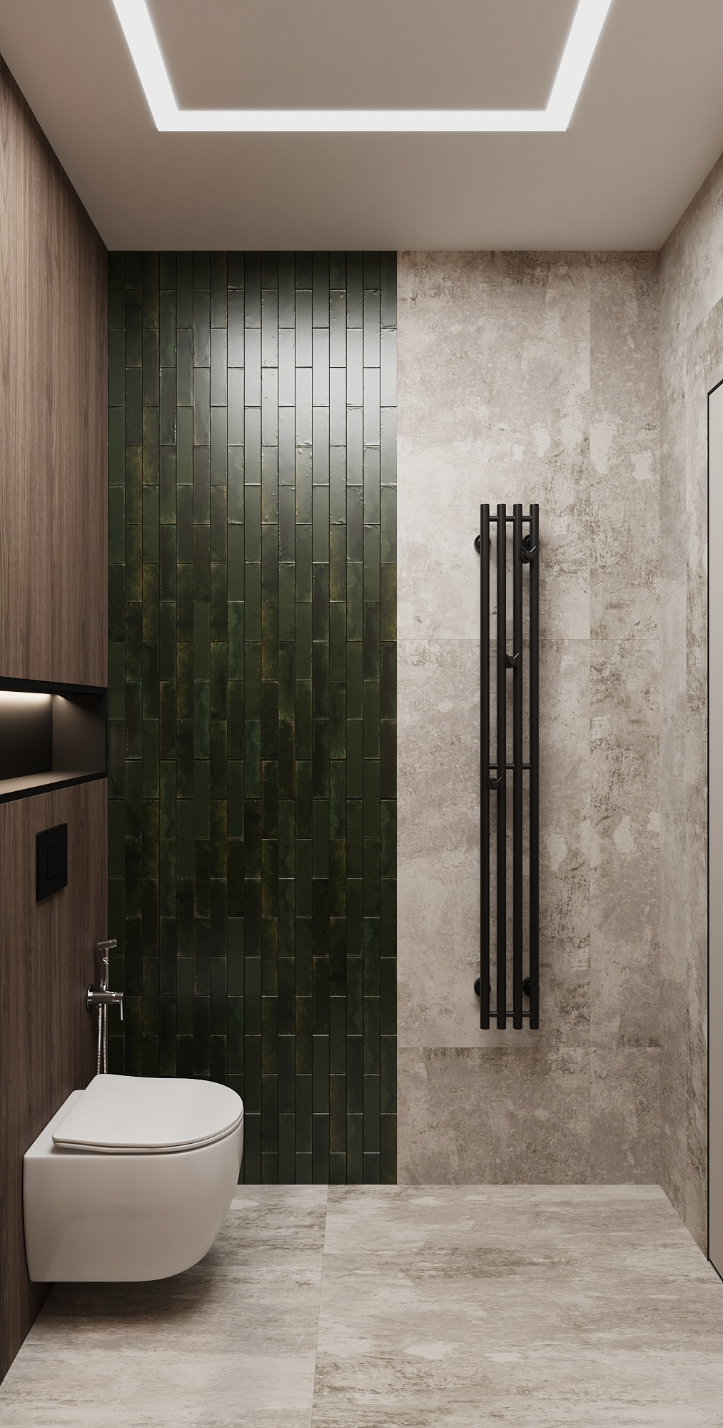 Дизайн-проект квартиры в ЖК «Afi Tower (Афи Тауэр)» в стиле современный минимализм