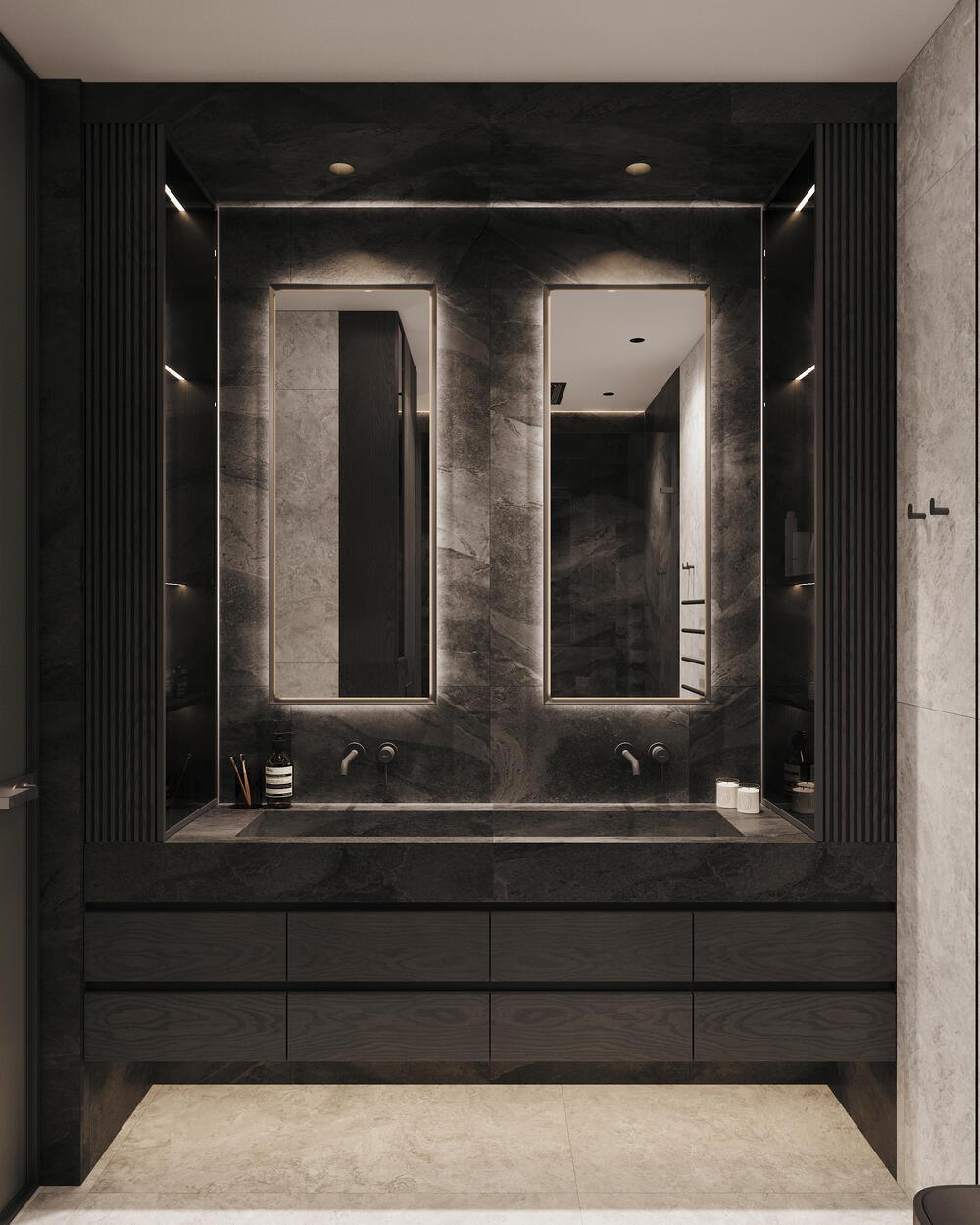 Дизайн интерьера квартиры в ЖК «Bakunina 33 (Бакунина 33)» в стиле современного минимализма