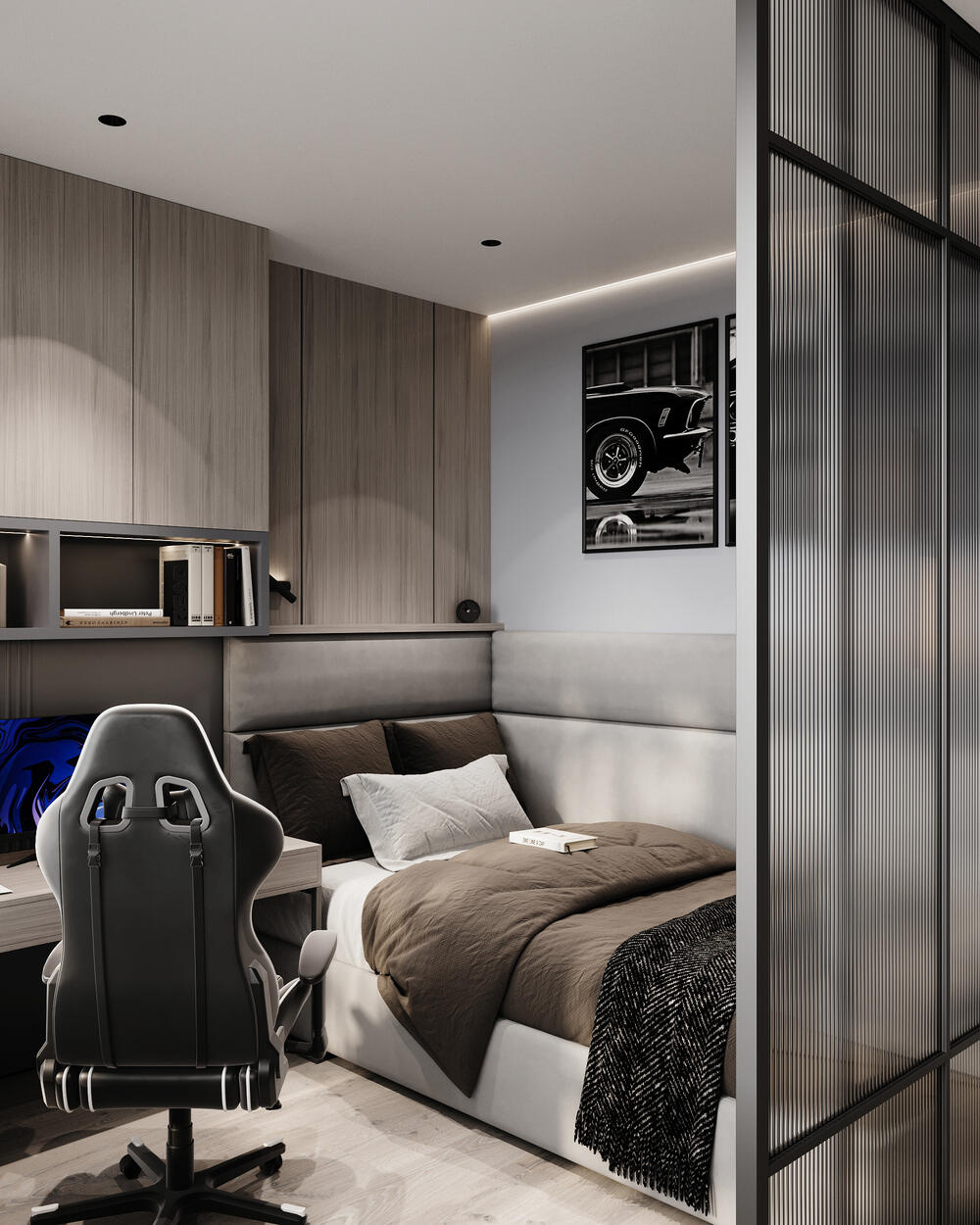 Дизайн интерьера квартиры в ЖК «Bakunina 33 (Бакунина 33)» в стиле современного минимализма