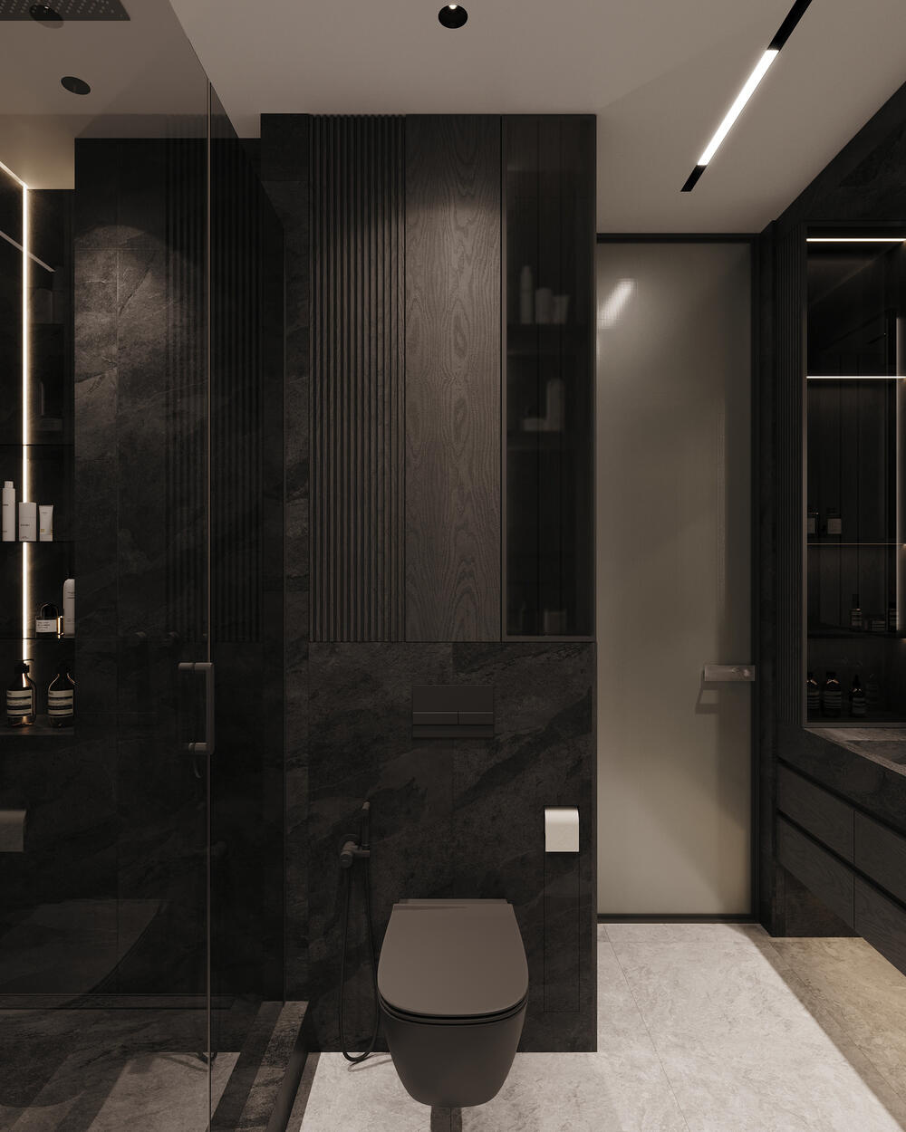 Дизайн интерьера квартиры в ЖК «Bakunina 33 (Бакунина 33)» в стиле современного минимализма