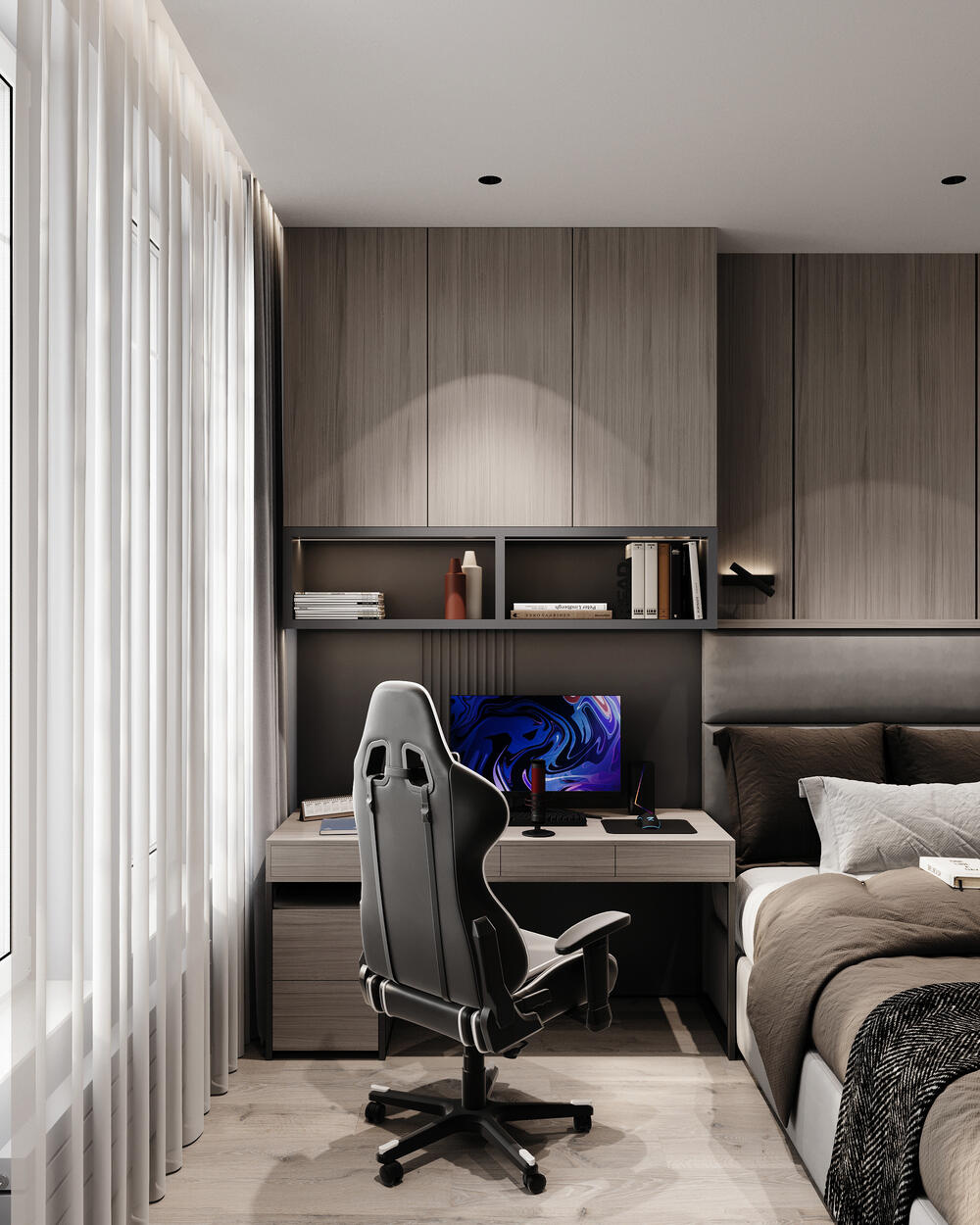 Дизайн интерьера квартиры в ЖК «Bakunina 33 (Бакунина 33)» в стиле современного минимализма