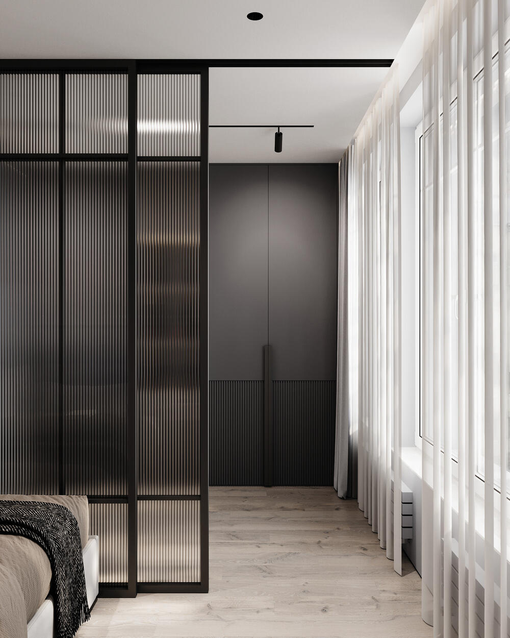 Дизайн интерьера квартиры в ЖК «Bakunina 33 (Бакунина 33)» в стиле современного минимализма