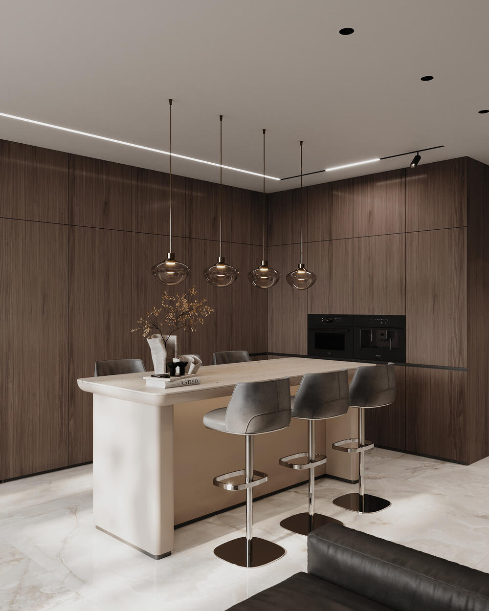 Дизайн интерьера квартиры в ЖК «Bakunina 33 (Бакунина 33)» в стиле современного минимализма