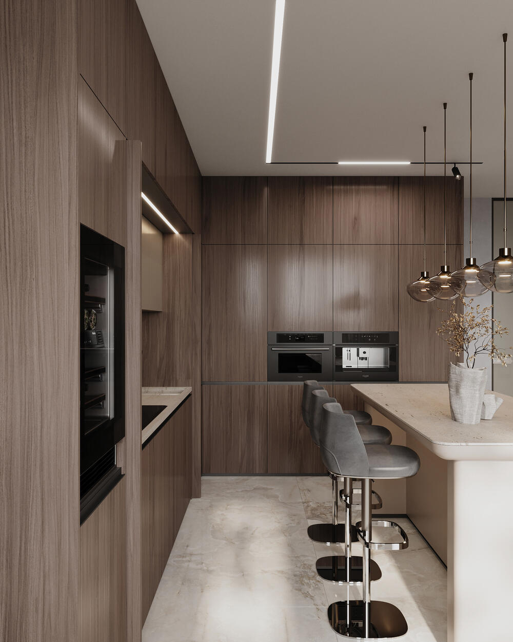 Дизайн интерьера квартиры в ЖК «Bakunina 33 (Бакунина 33)» в стиле современного минимализма