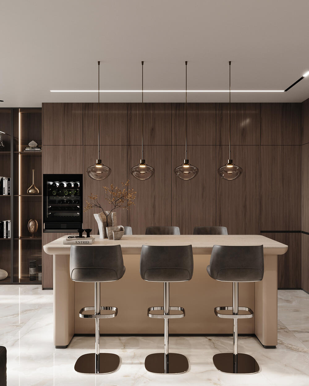 Дизайн интерьера квартиры в ЖК «Bakunina 33 (Бакунина 33)» в стиле современного минимализма